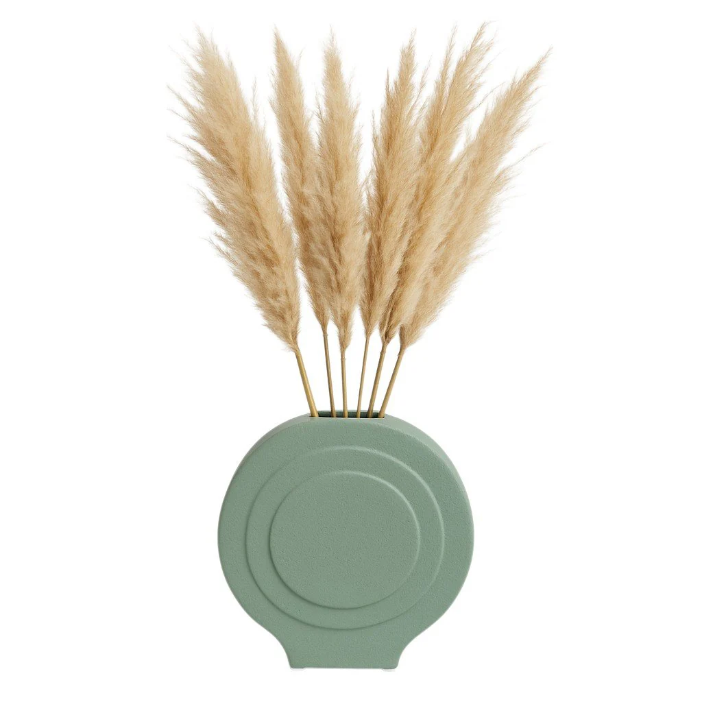 Dol, 7" Round Vase,dark Sage - Image 2