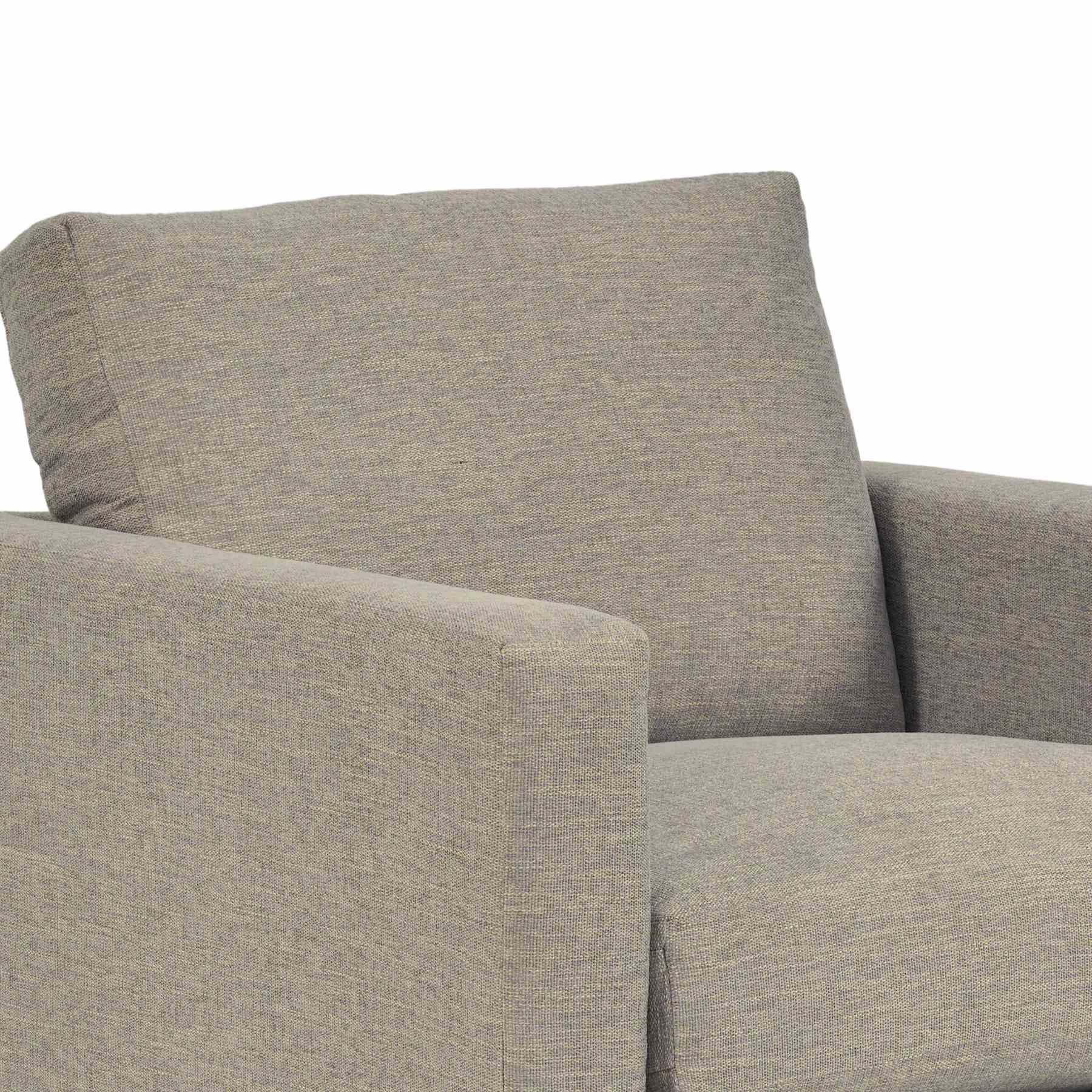 Donna 35" Upholstered Accent Chair in Platinum Gray - Image 5