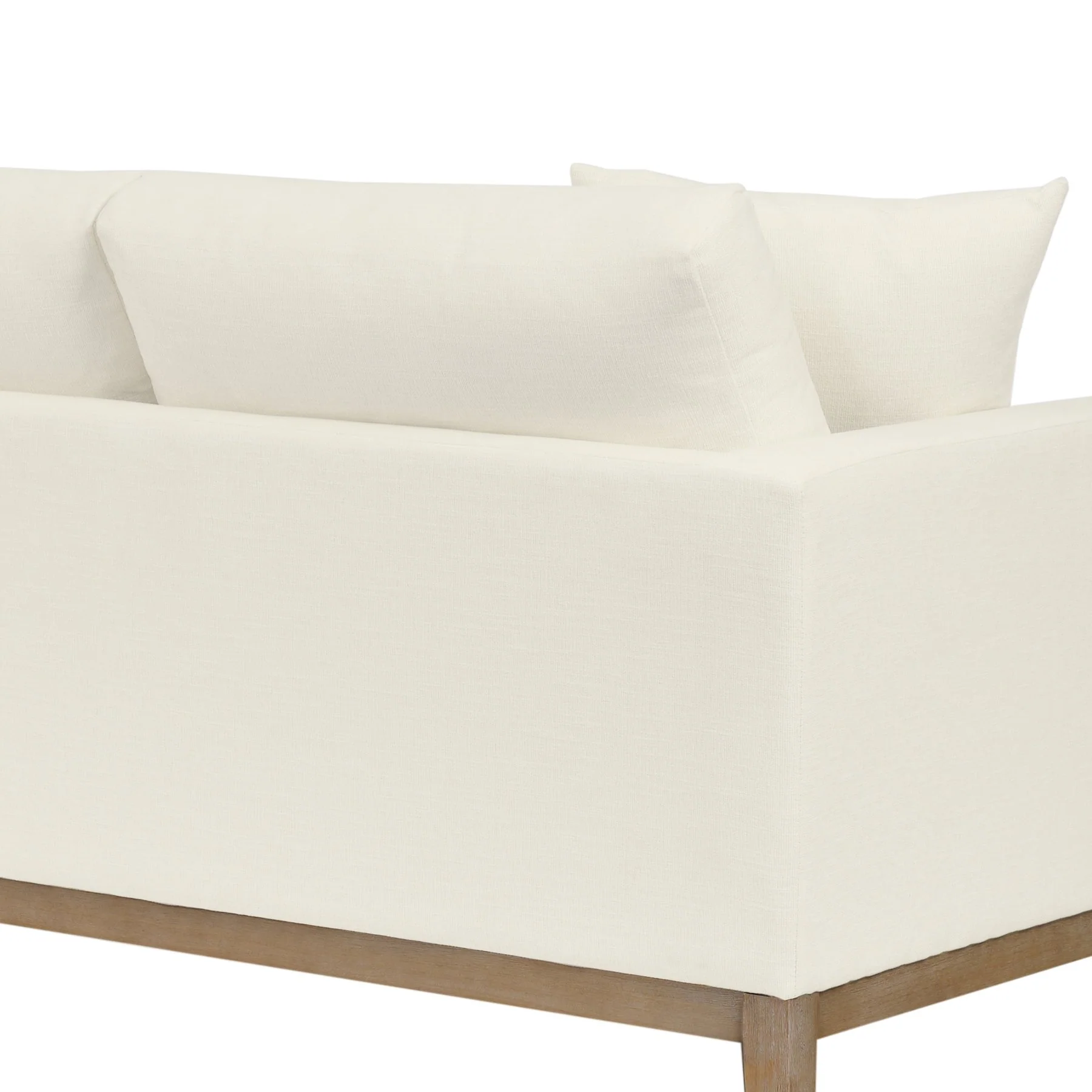 Donna 93" Upholstered Sofa in Sugar - Image 5