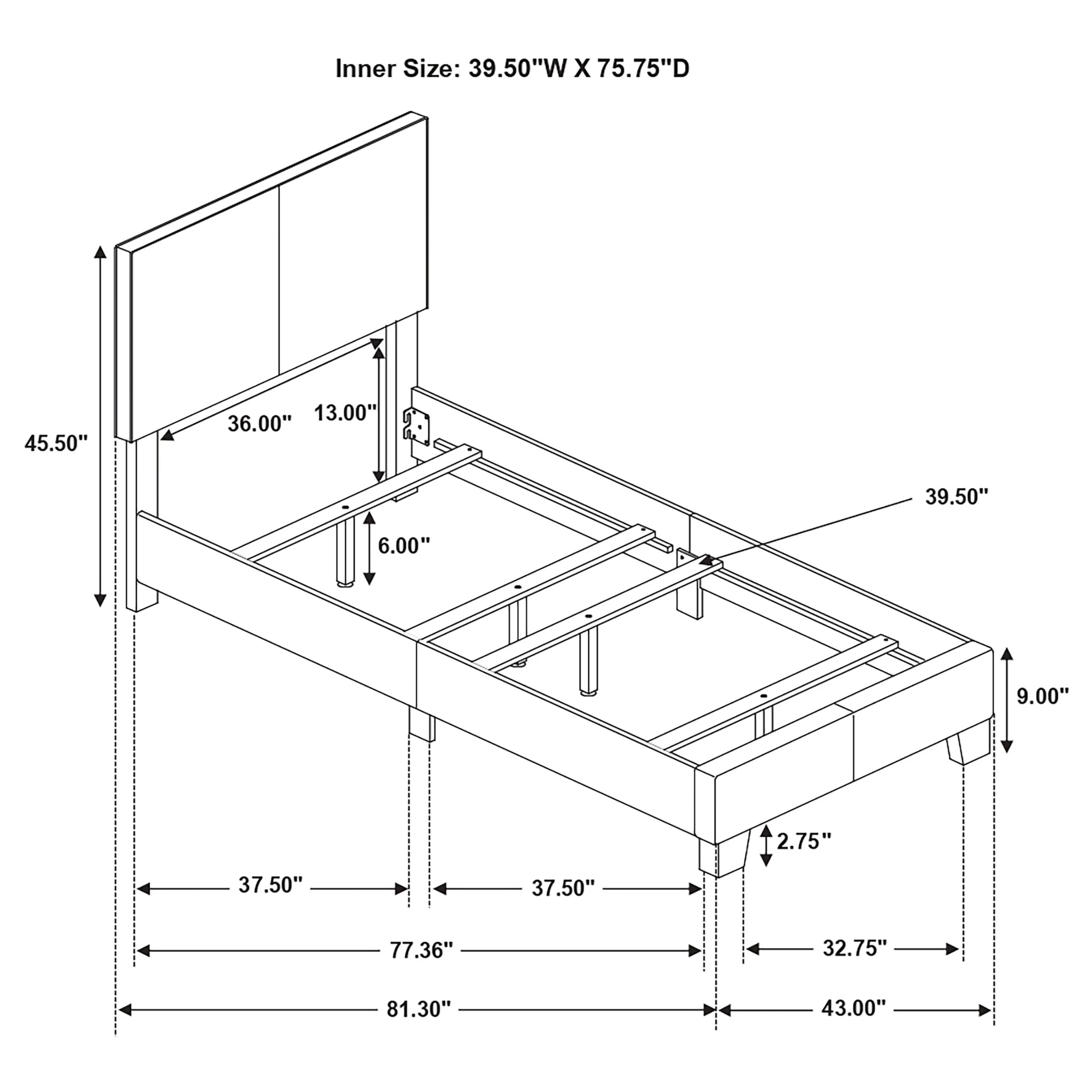 Dorian Panel Bed - Image 65