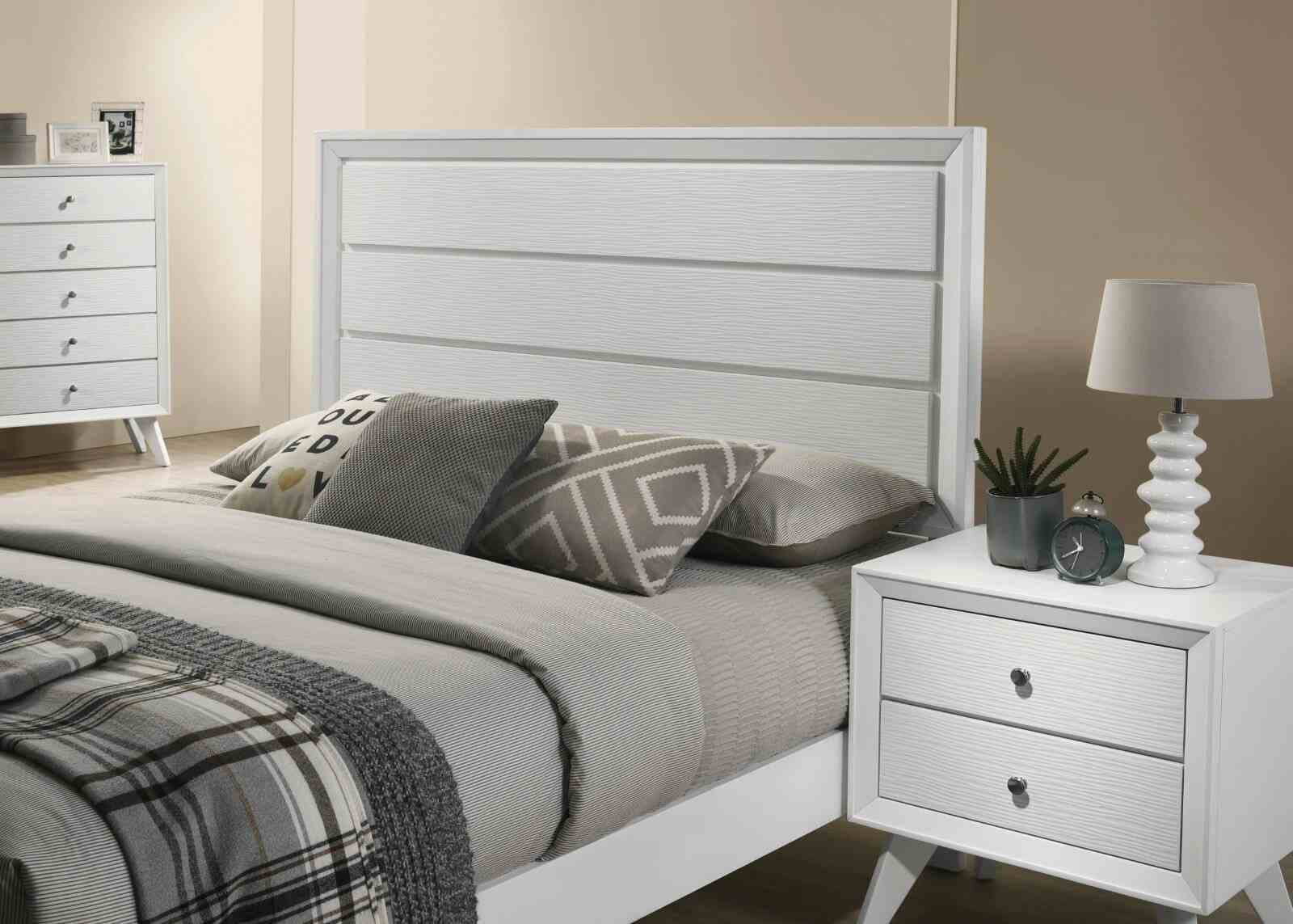 Dortmund E.King Bed, White - Image 4