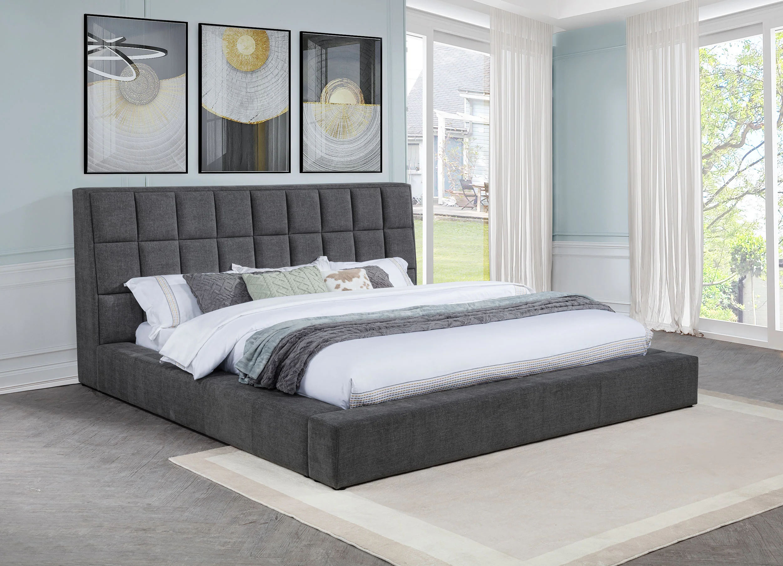 Dreux Panel Platform Bed - Image 58