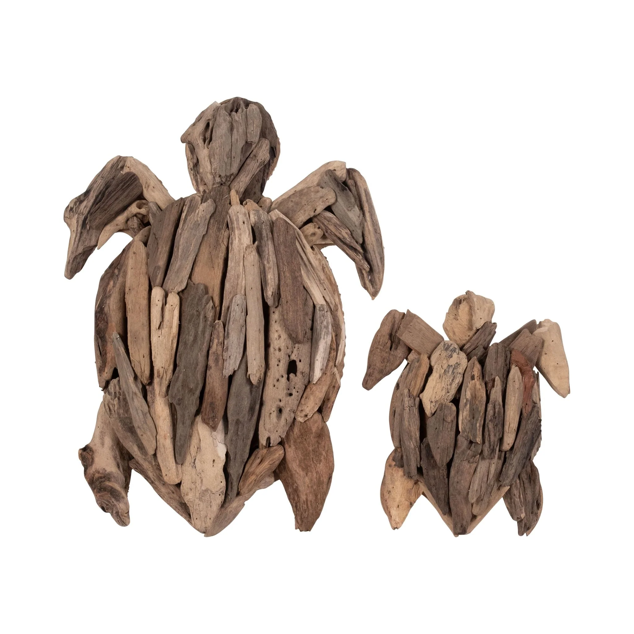 Driftwood, 12"h Turtle Deco, Natural - Image 6