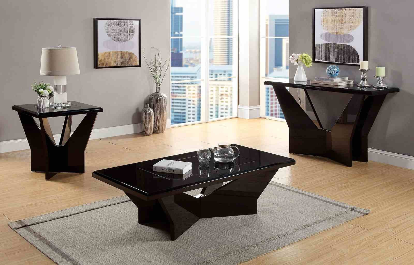 Dubendorf Sofa Table, Black - Image 2