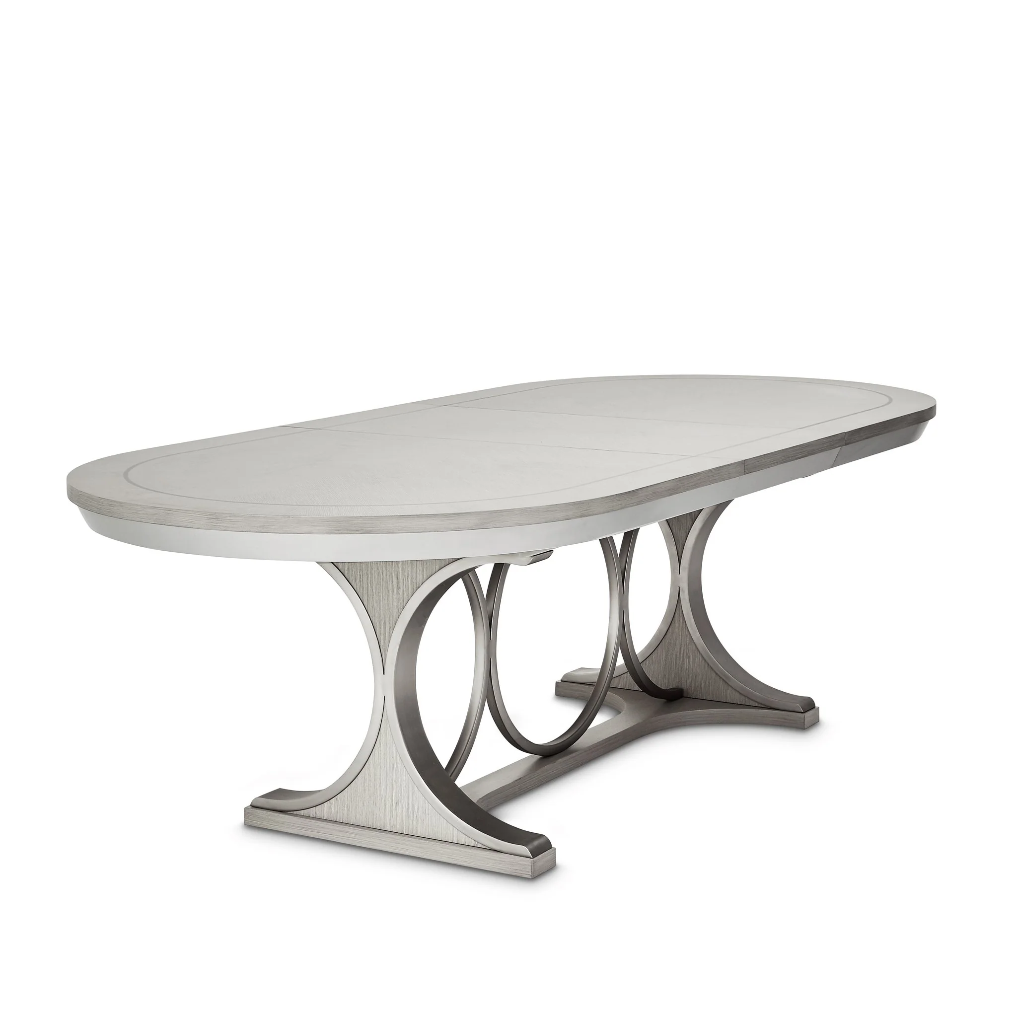Eclipse Oval Dining Table - Moonlight Gray - Image 9