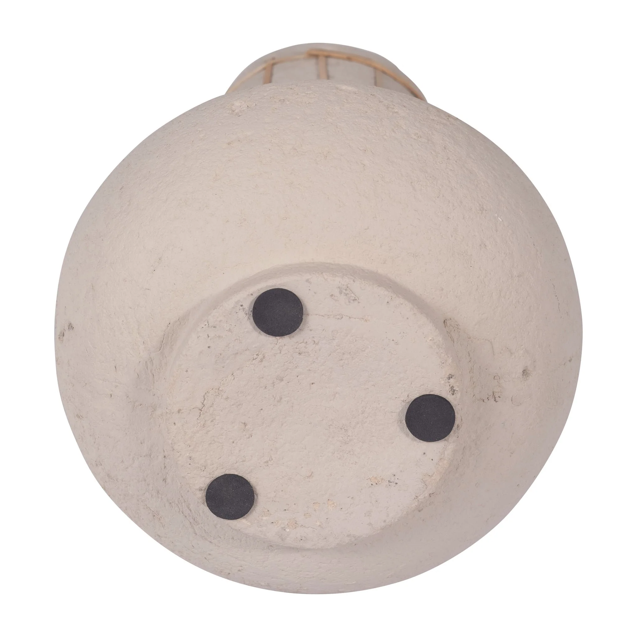 Ecomix, 12" Top Weave Nomad Vase, Ivory - Image 6