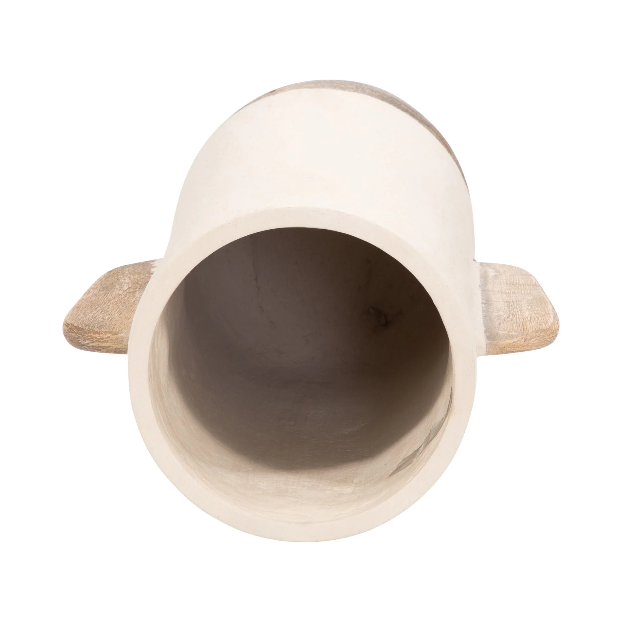 Ecomix, 13" Organic Vase, Ivory - Image 6