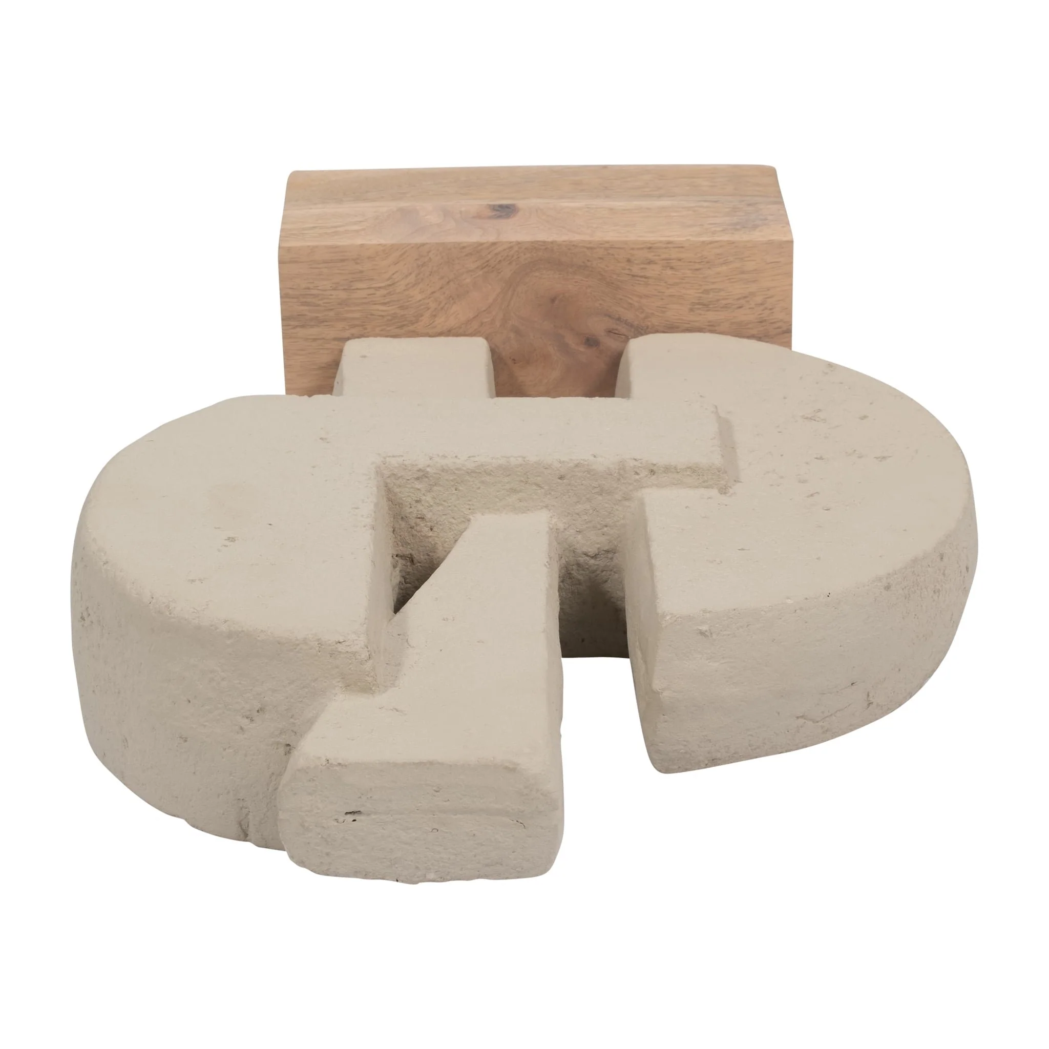 Ecomix, 13" Table Sculpture, Ivory - Image 6