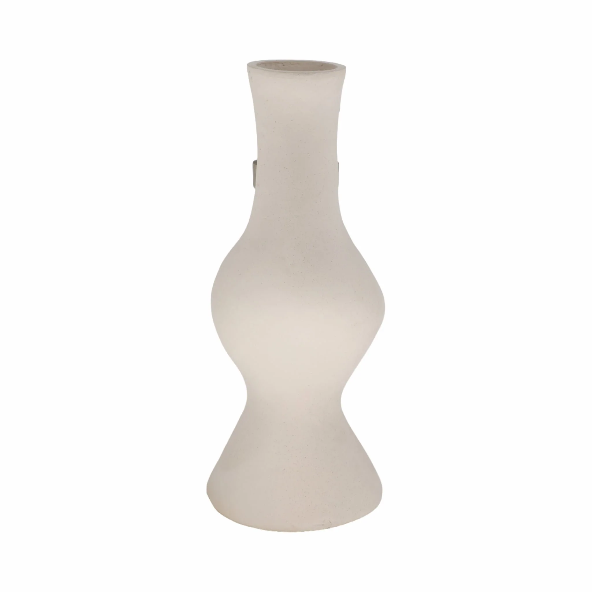 Ecomix, 18" Abstract Vase, Ivory - Image 4
