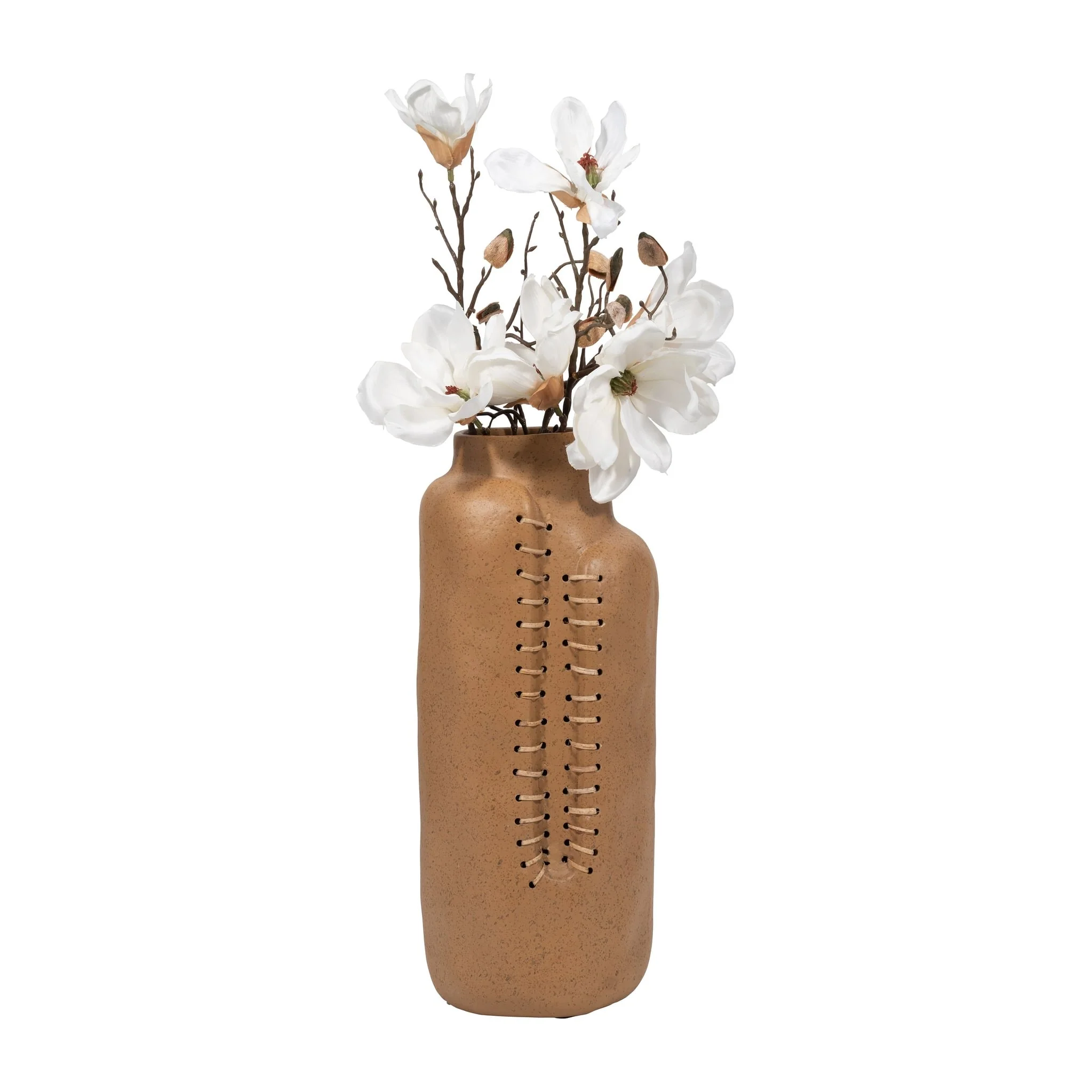 Ecomix, 18" Stitched Up Vase, Terracotta - Image 2