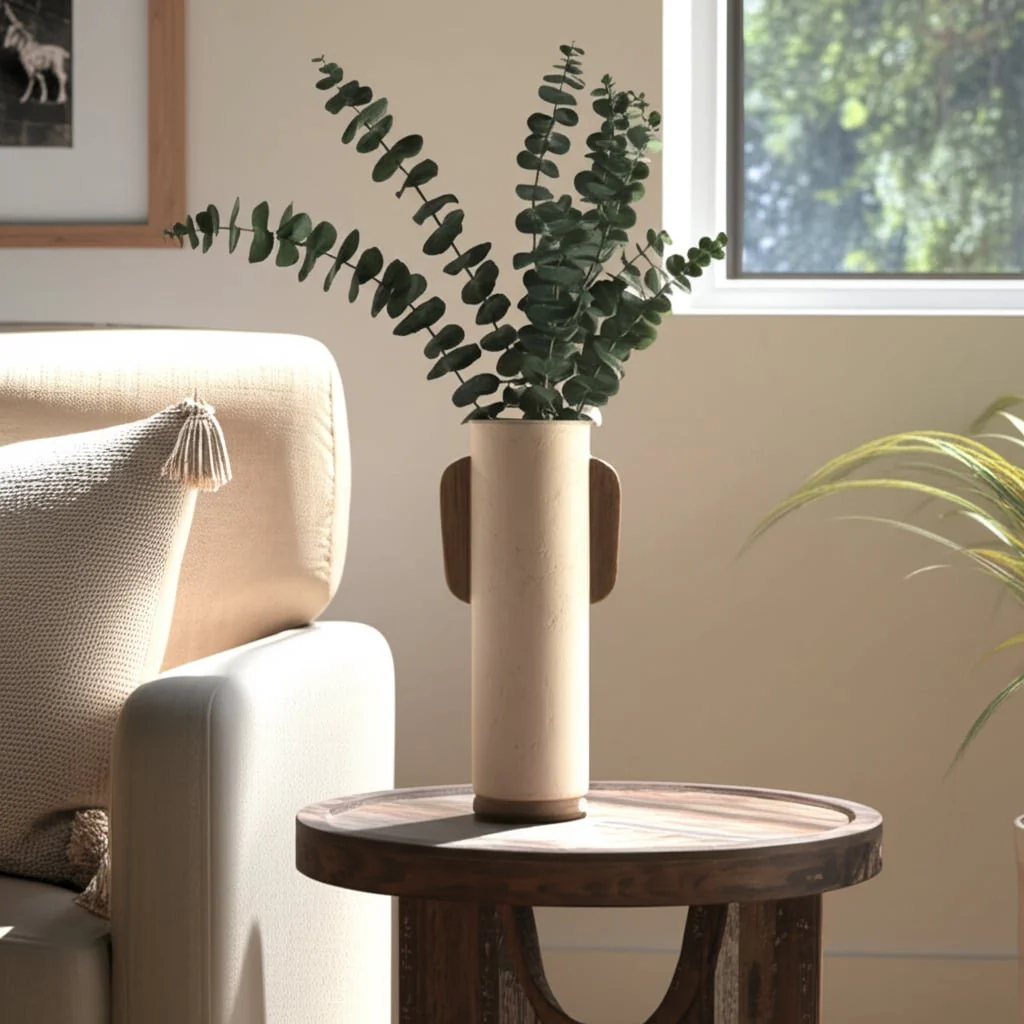 Ecomix, 19" Organic Vase, Ivory - Image 11