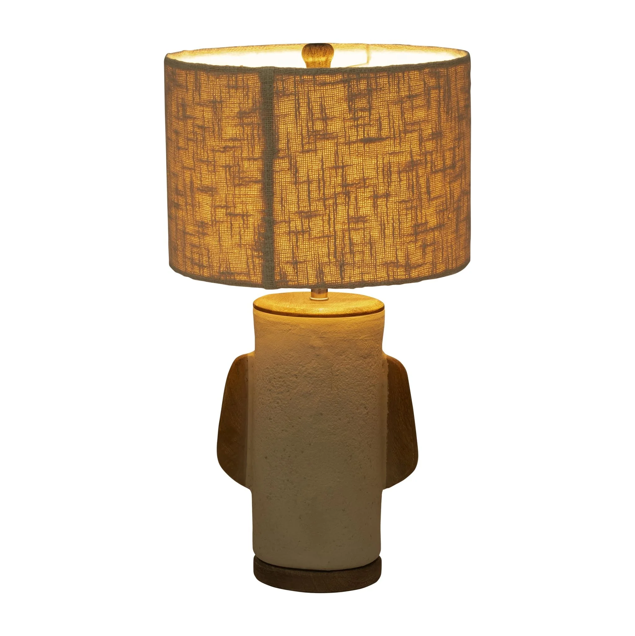 Ecomix, 24" Organic Table Lamp, Ivory - Image 2