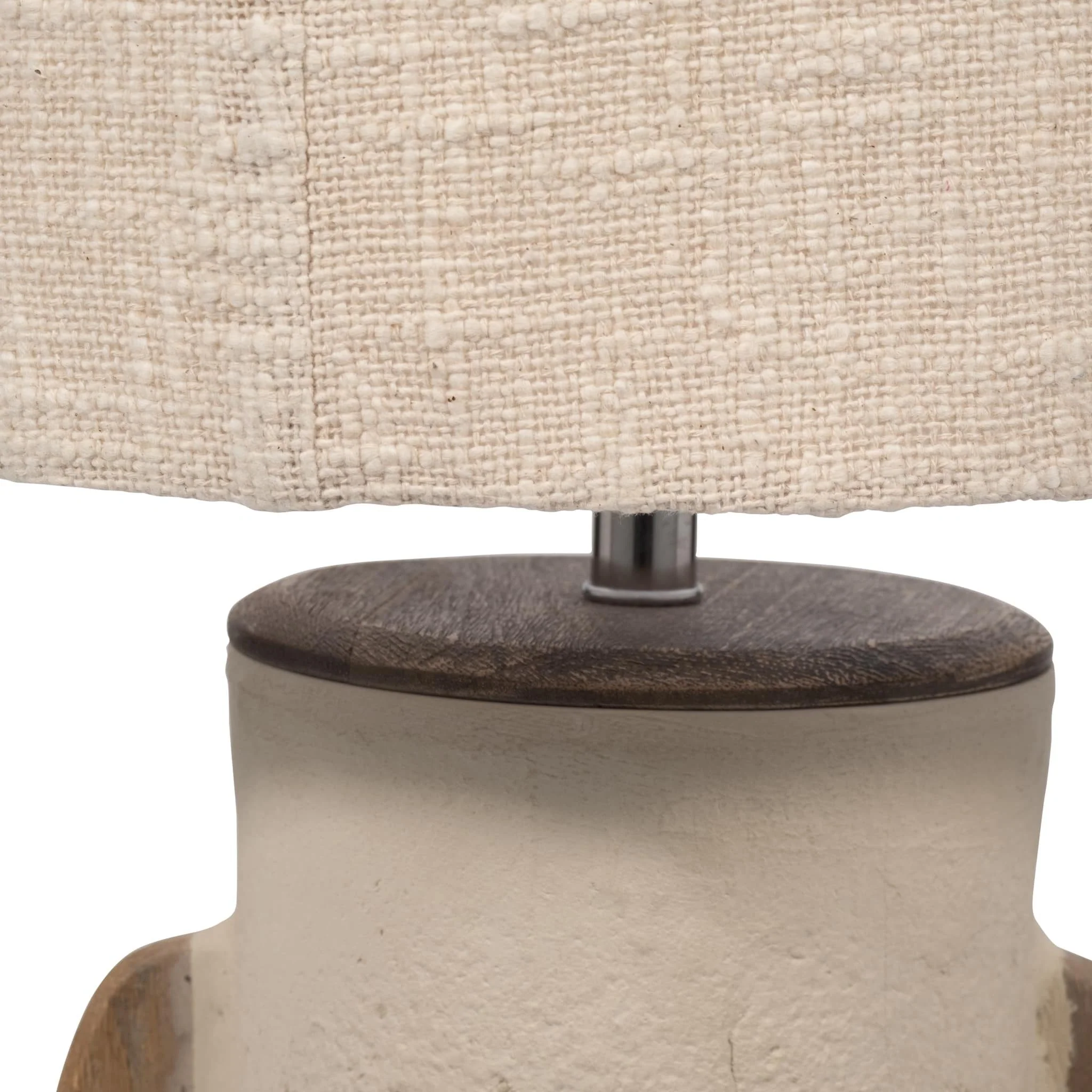 Ecomix, 24" Organic Table Lamp, Ivory - Image 5
