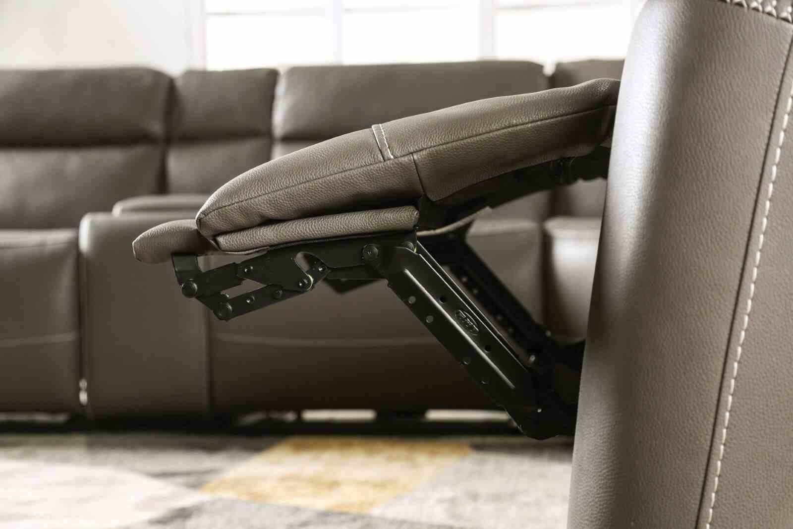 Edmondus Power Sectional, Dark Gray - Image 7