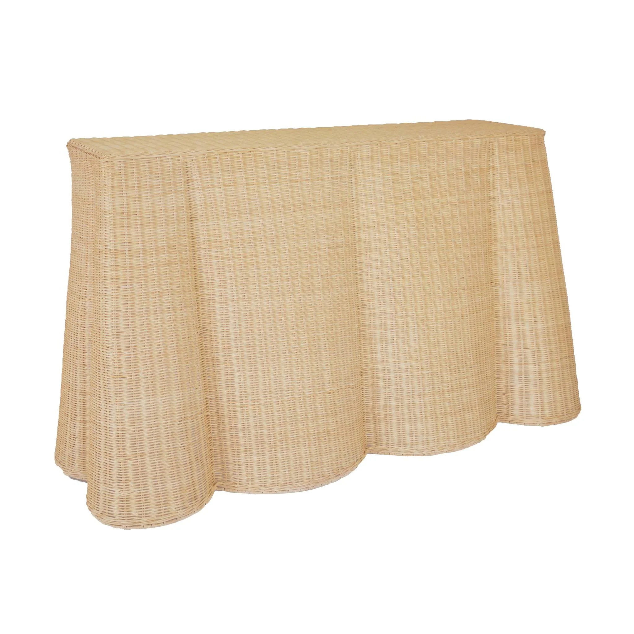 Egan Natural Rattan Console Table - Image 2