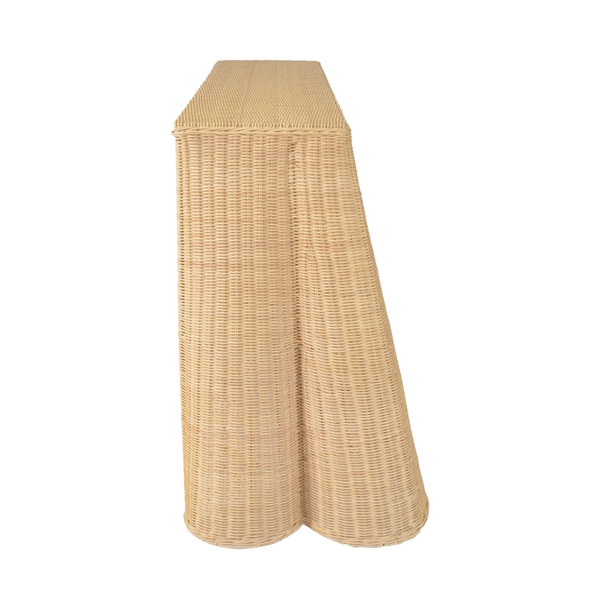 Egan Natural Rattan Console Table - Image 3