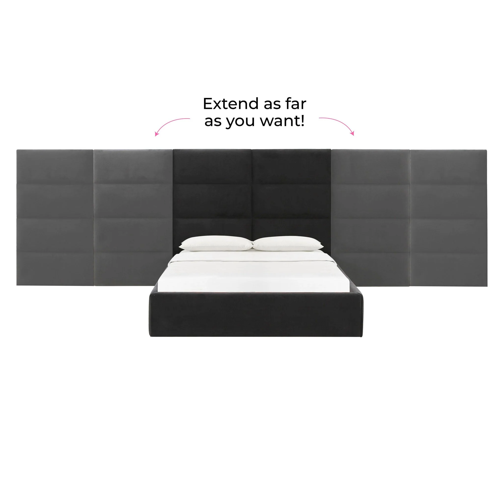 Eliana Black Velvet King Wings (Set of 2) - Image 6