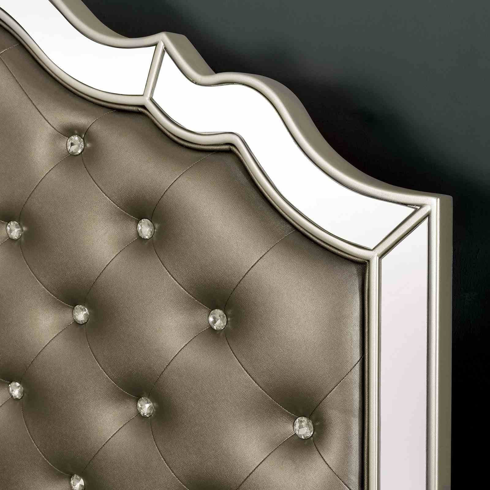 Eliora Cal.King Bed, Silver - Image 5