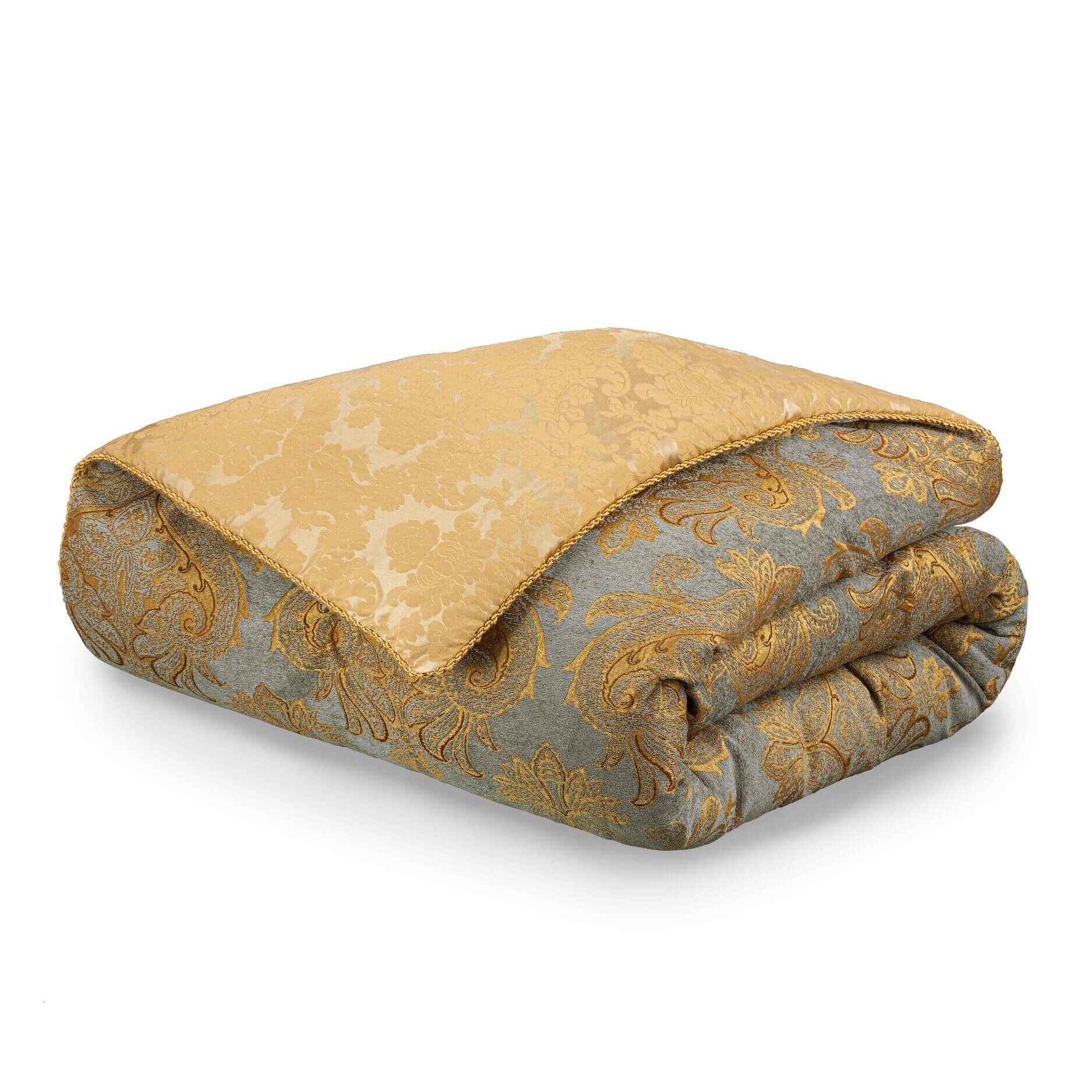 Elizabeth 12-Piece Queen Comforter Set - Aqua - Image 3