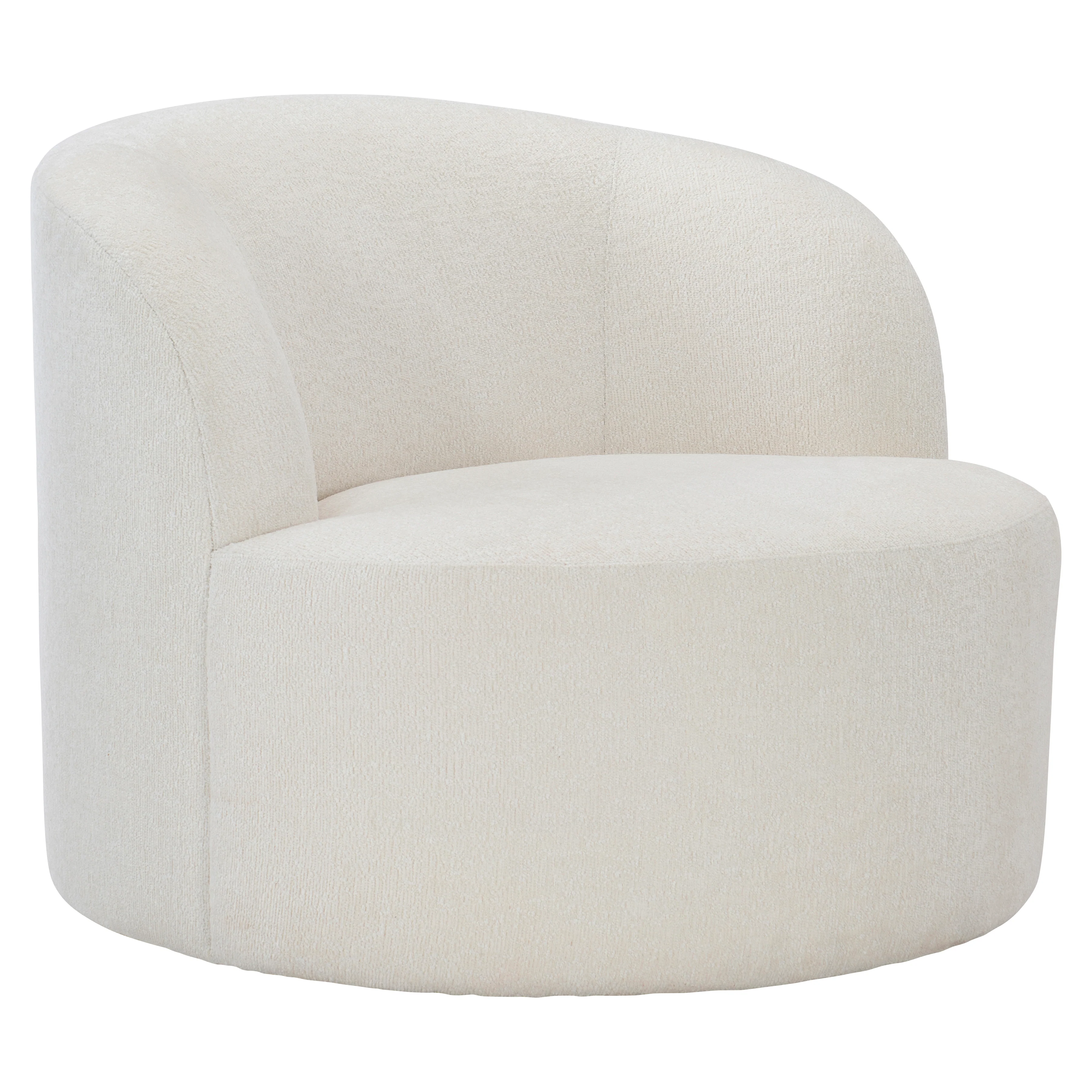 Elle Fabric Swivel Chair - Image 6