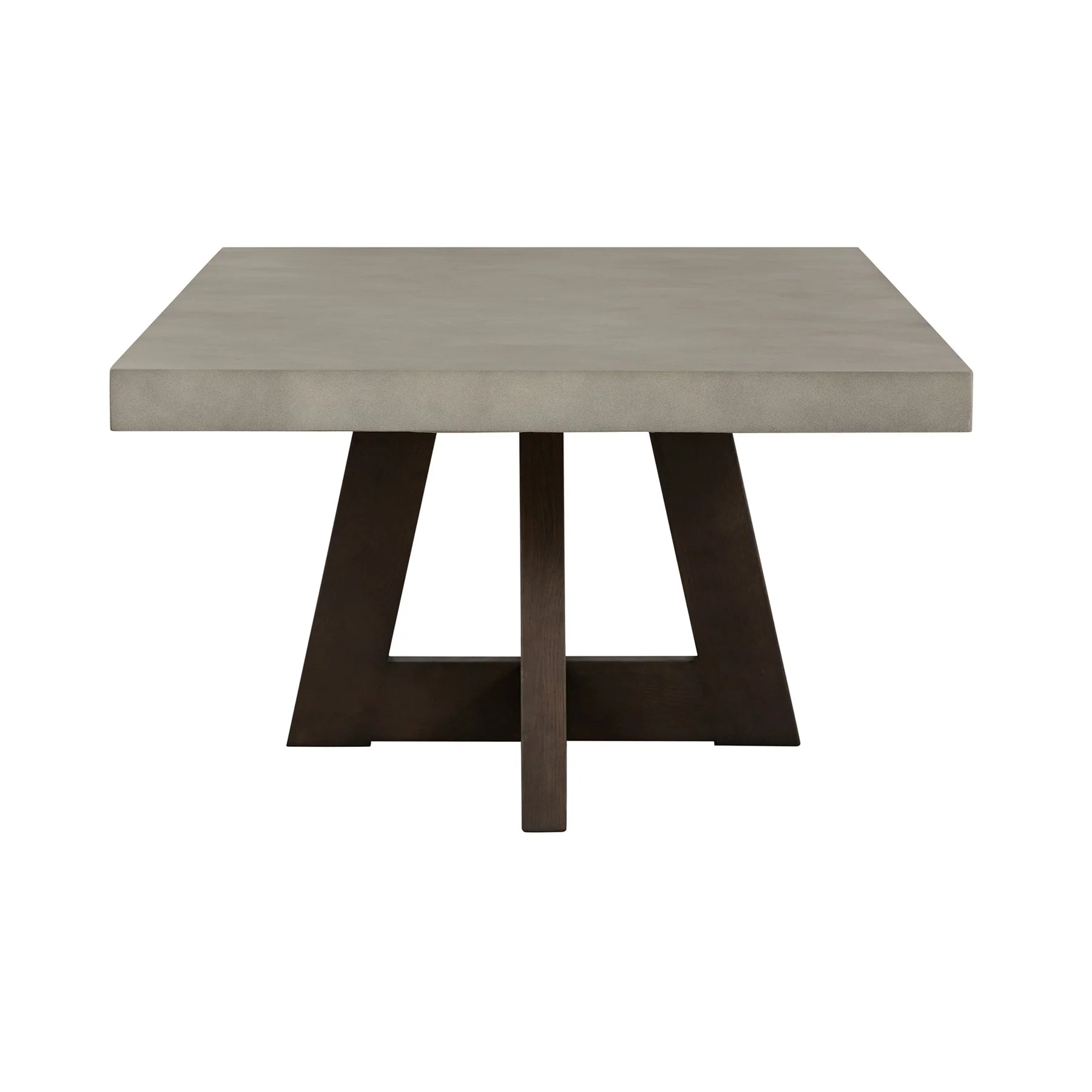 Elodie Gray Concrete and Dark Gray Oak Rectangle Coffee Table - Image 3