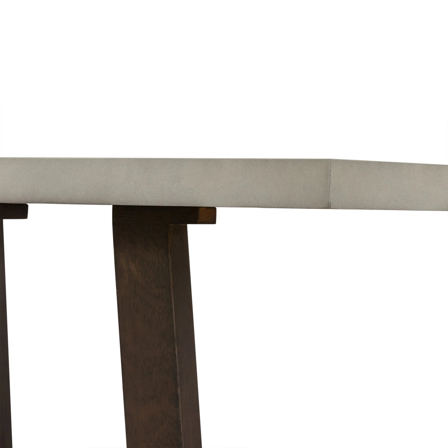 Elodie Gray Concrete and Dark Gray Oak Rectangle Console Table - Image 5