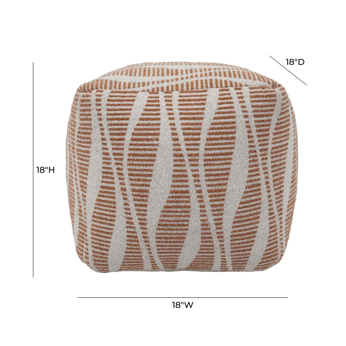 Ember Woven Pouf - Image 6