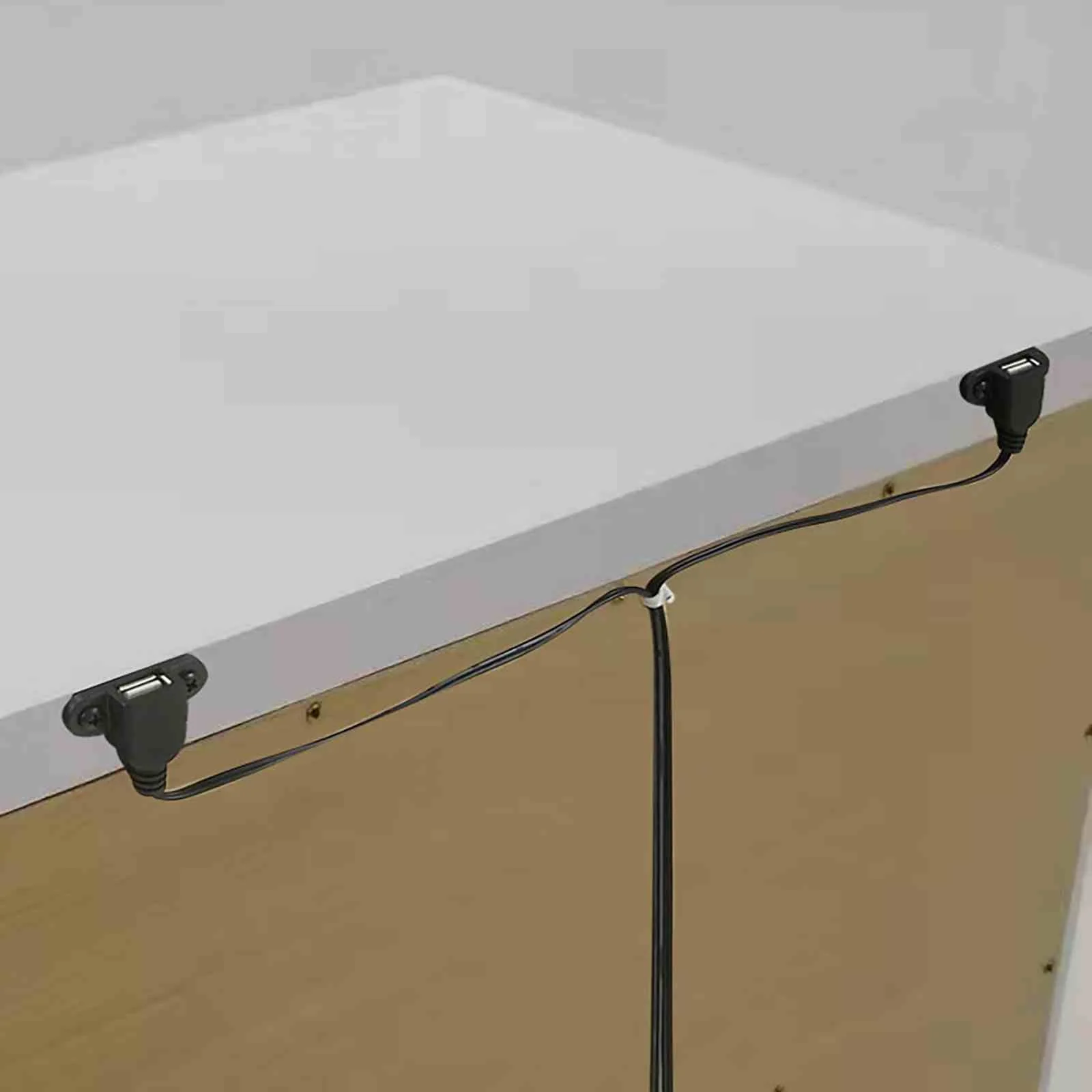 Emmeline Nightstand w/ USB, White - Image 6