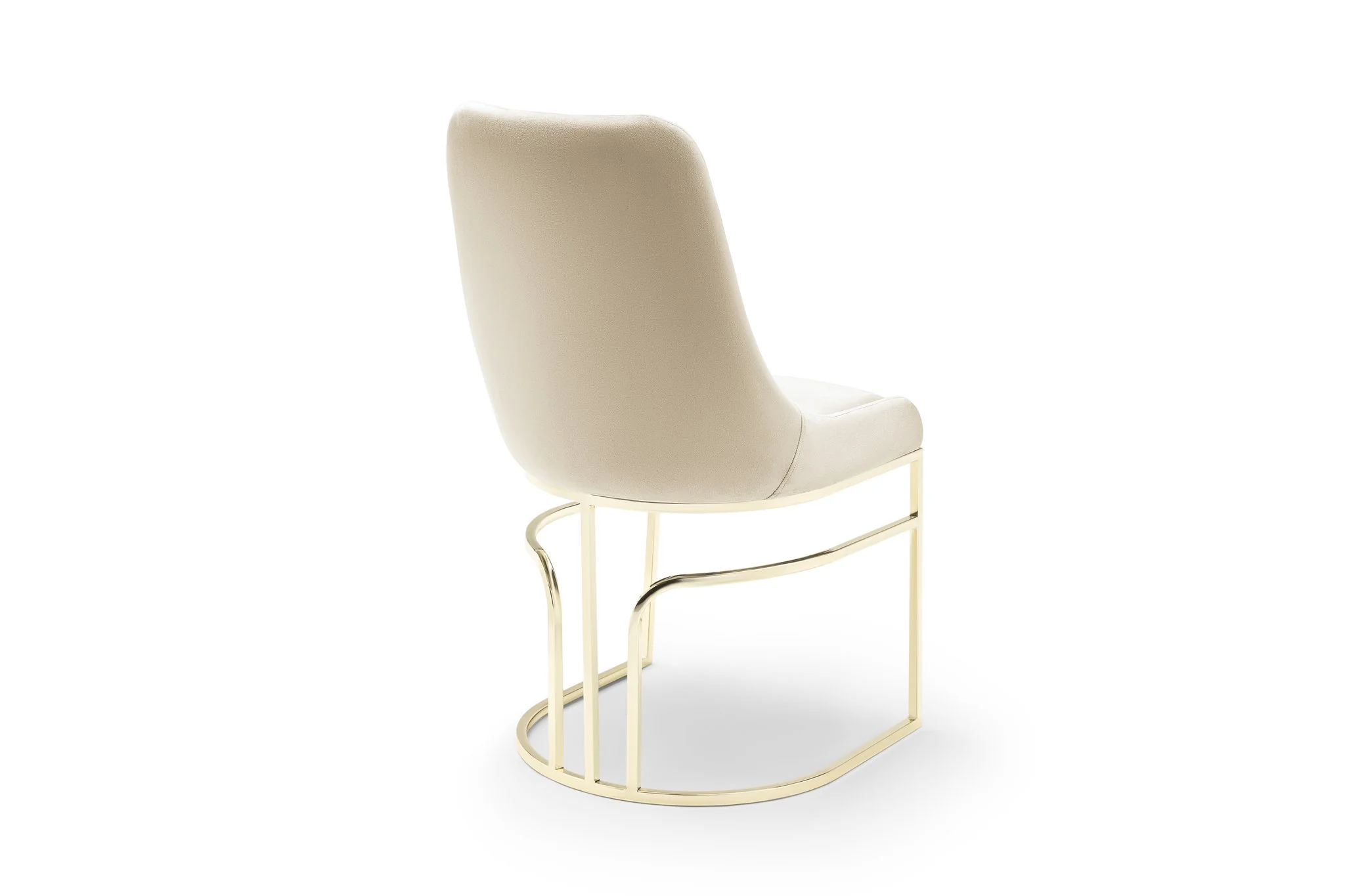Emrald Gold Legs Beige - 2 Chairs Per Box - Image 8