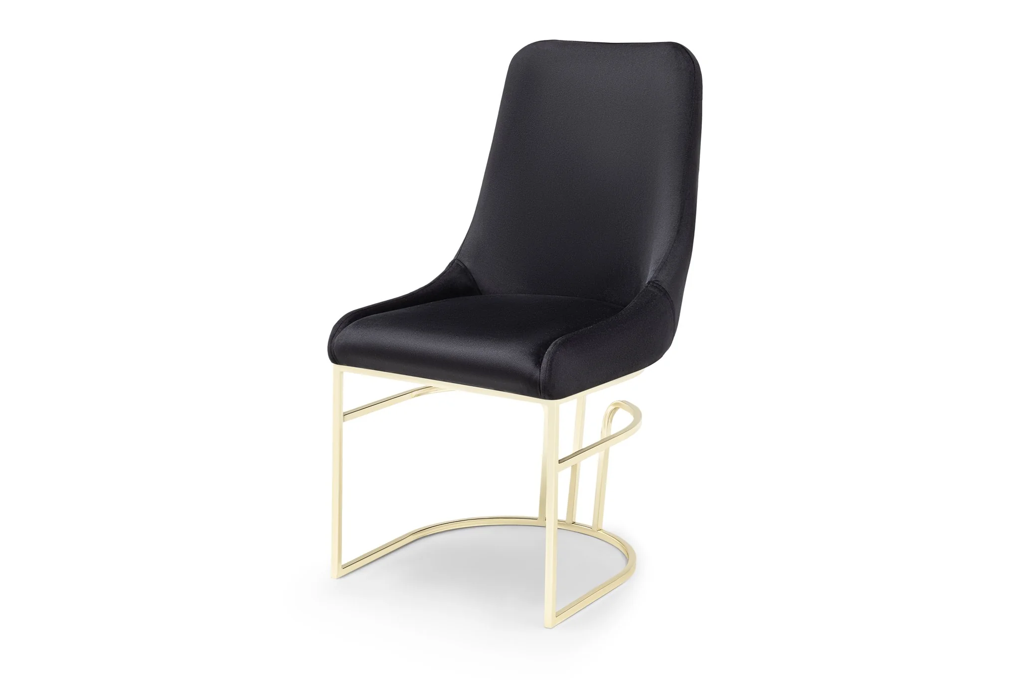 Emrald Gold Legs Black - 2 Chairs Per Box - Image 4