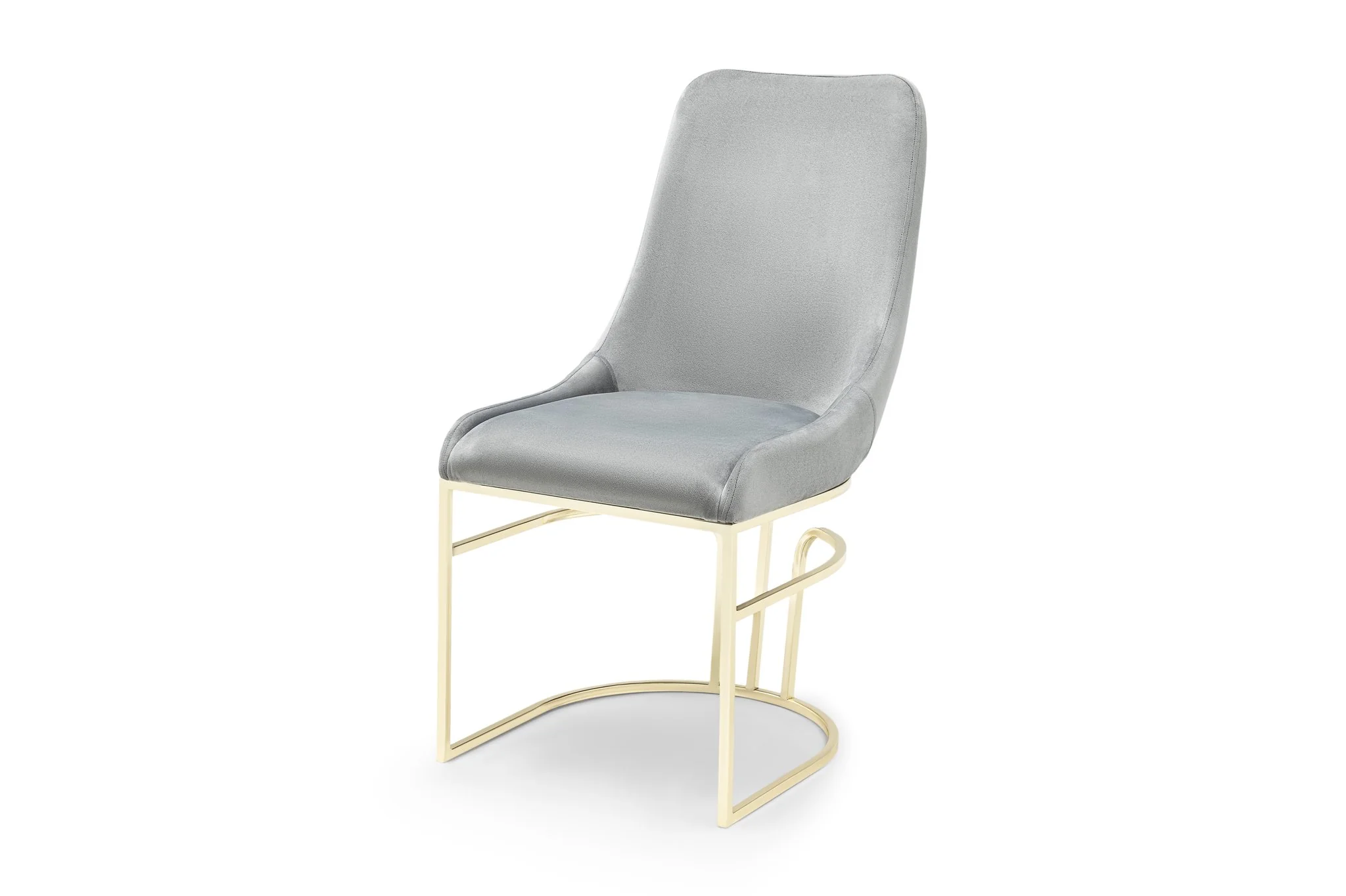 Emrald Gold Legs Gray - 2 Chairs Per Box - Image 5
