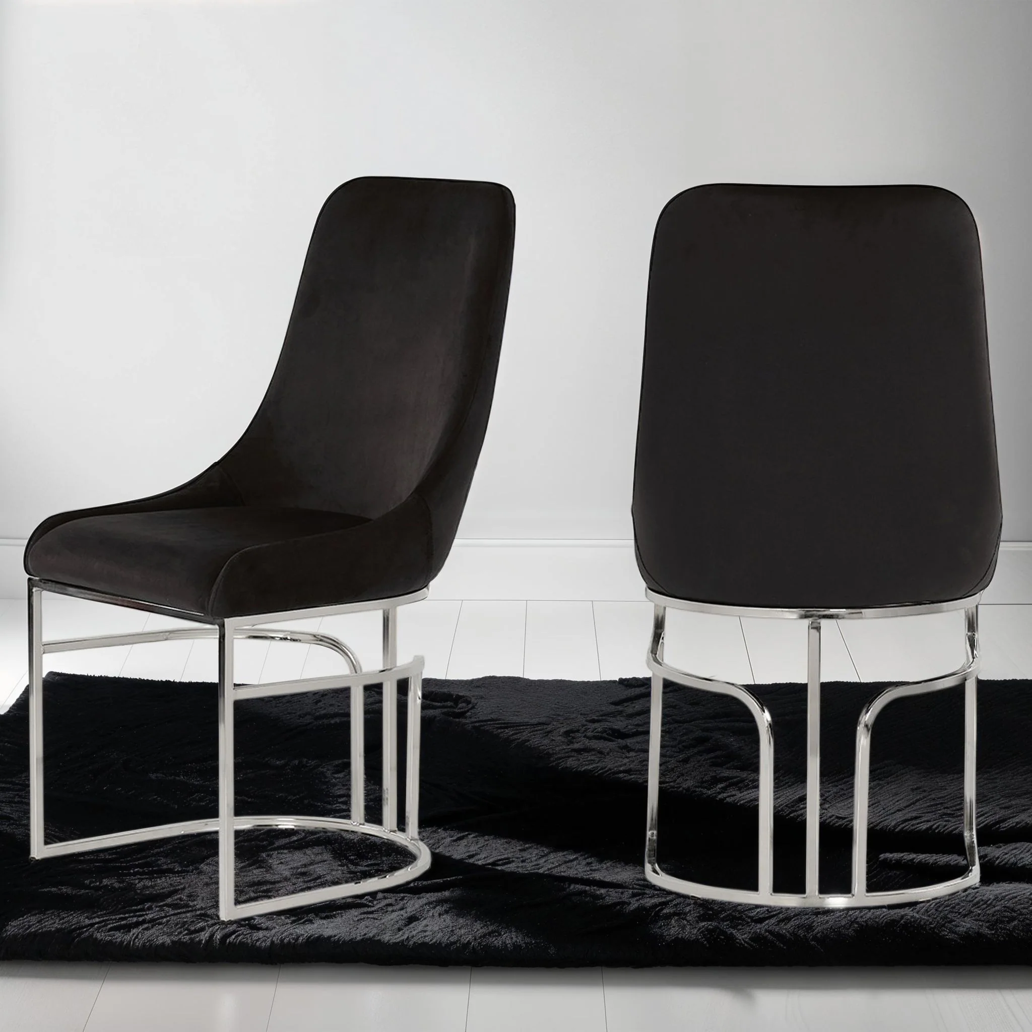 Emrald Steel Legs Black - 2 Chairs Per Box - Image 9