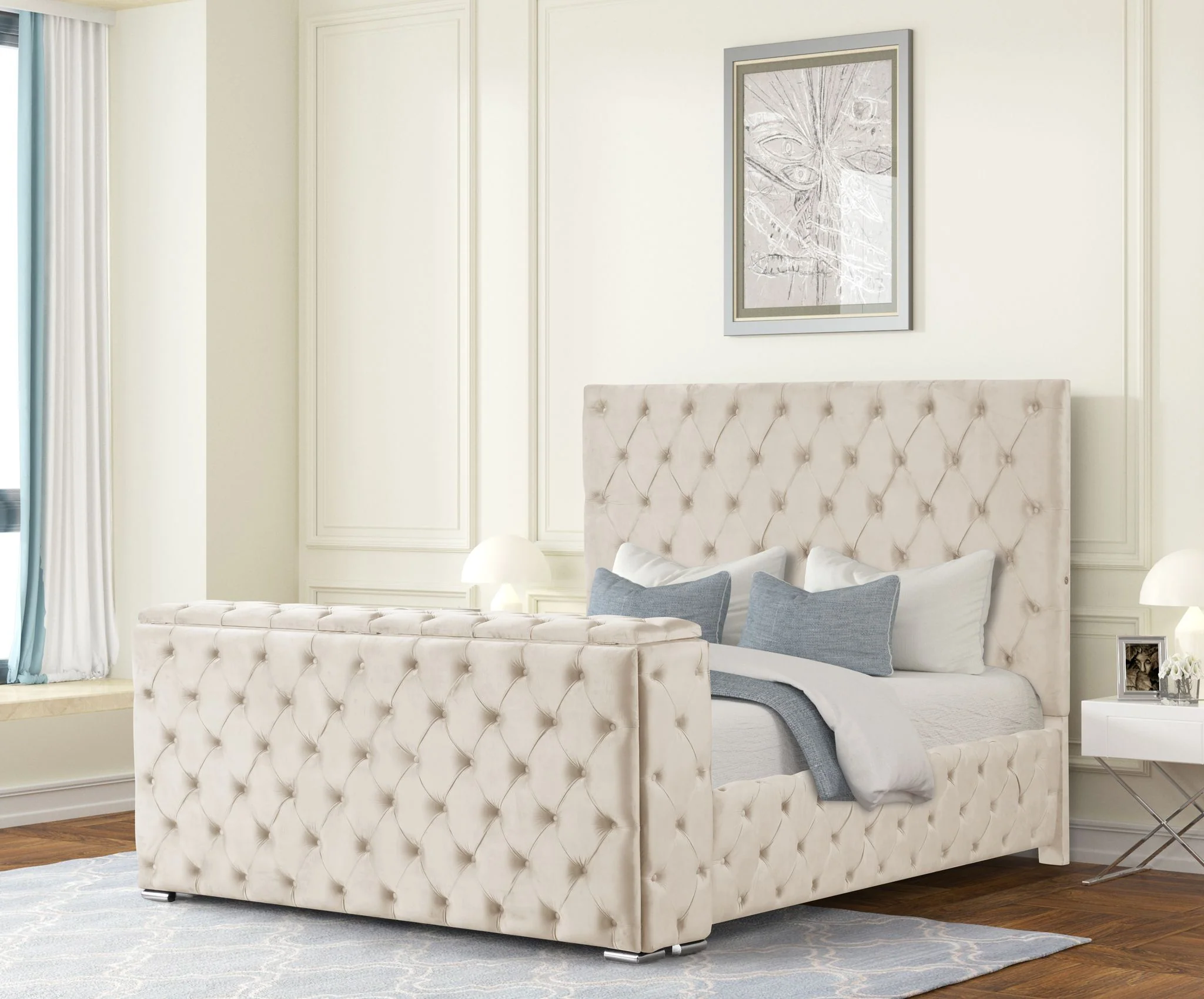 Encore King 5PC Bedroom Set Beige - Image 2