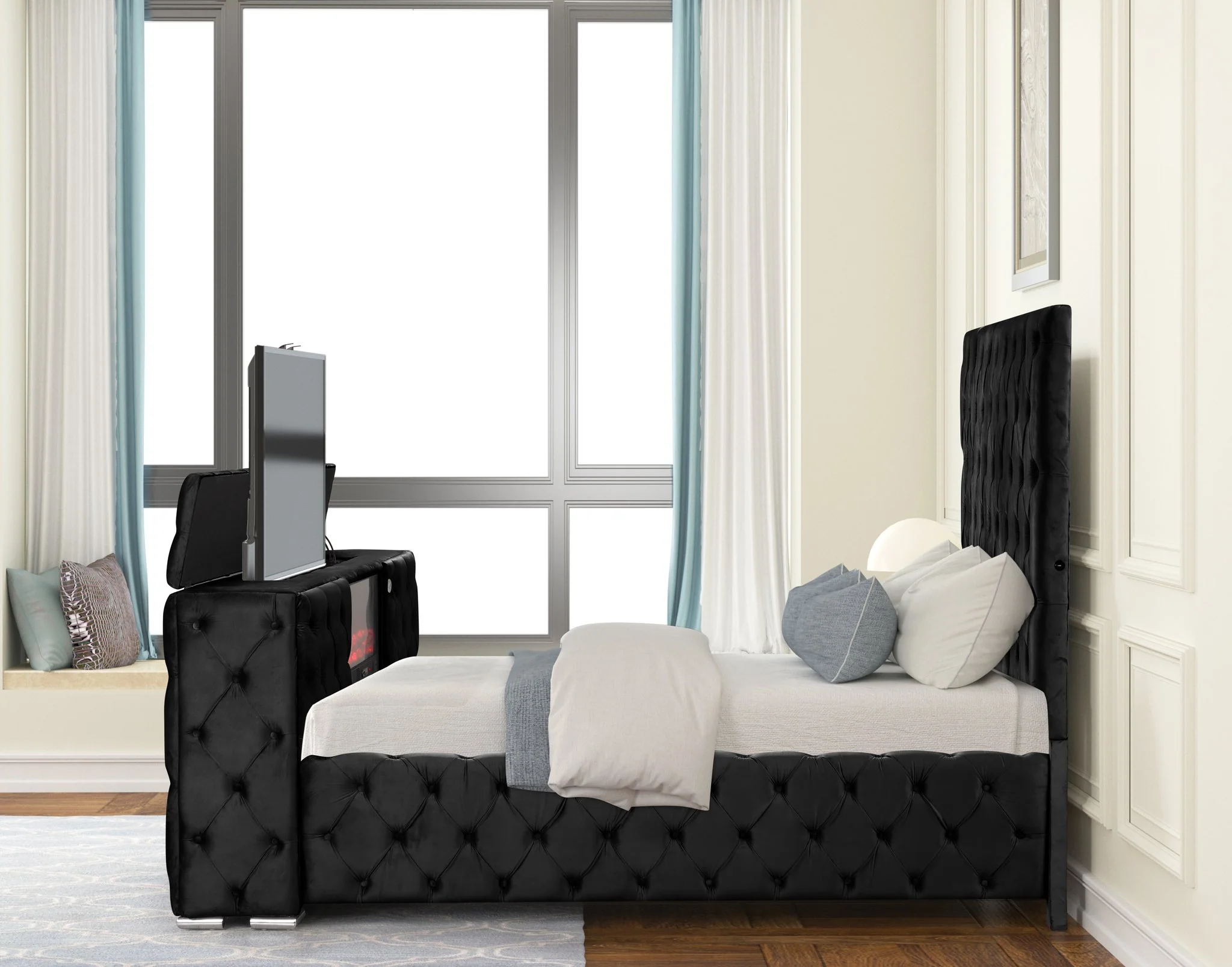 Encore King Bed Black - Image 3