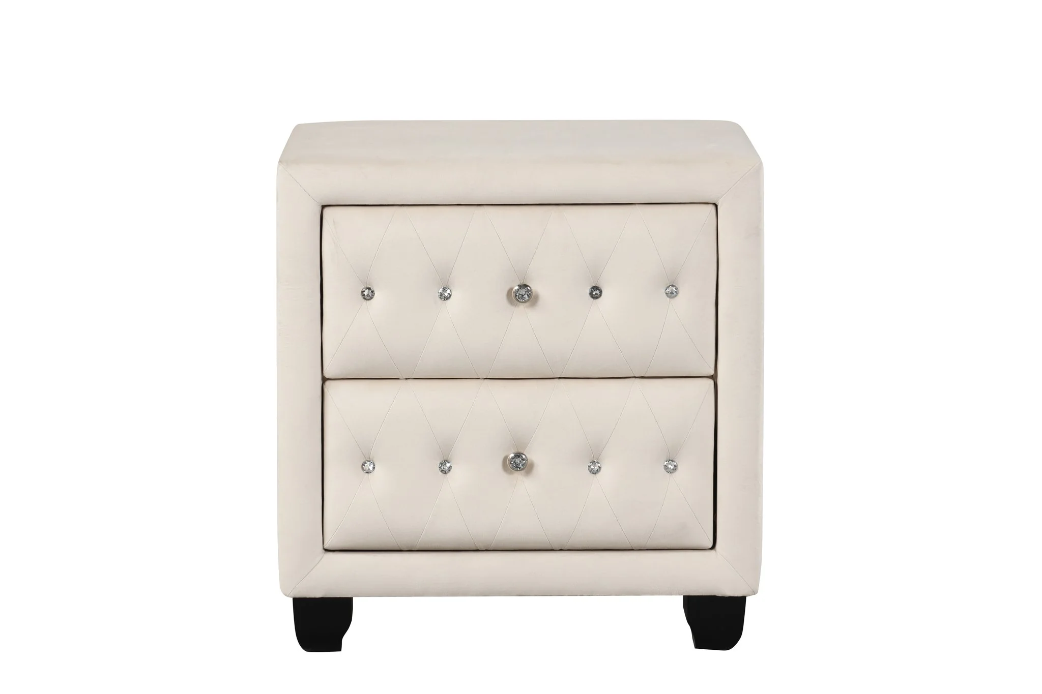Encore Queen 4PC Vanity Bedroom Set Beige - Image 14