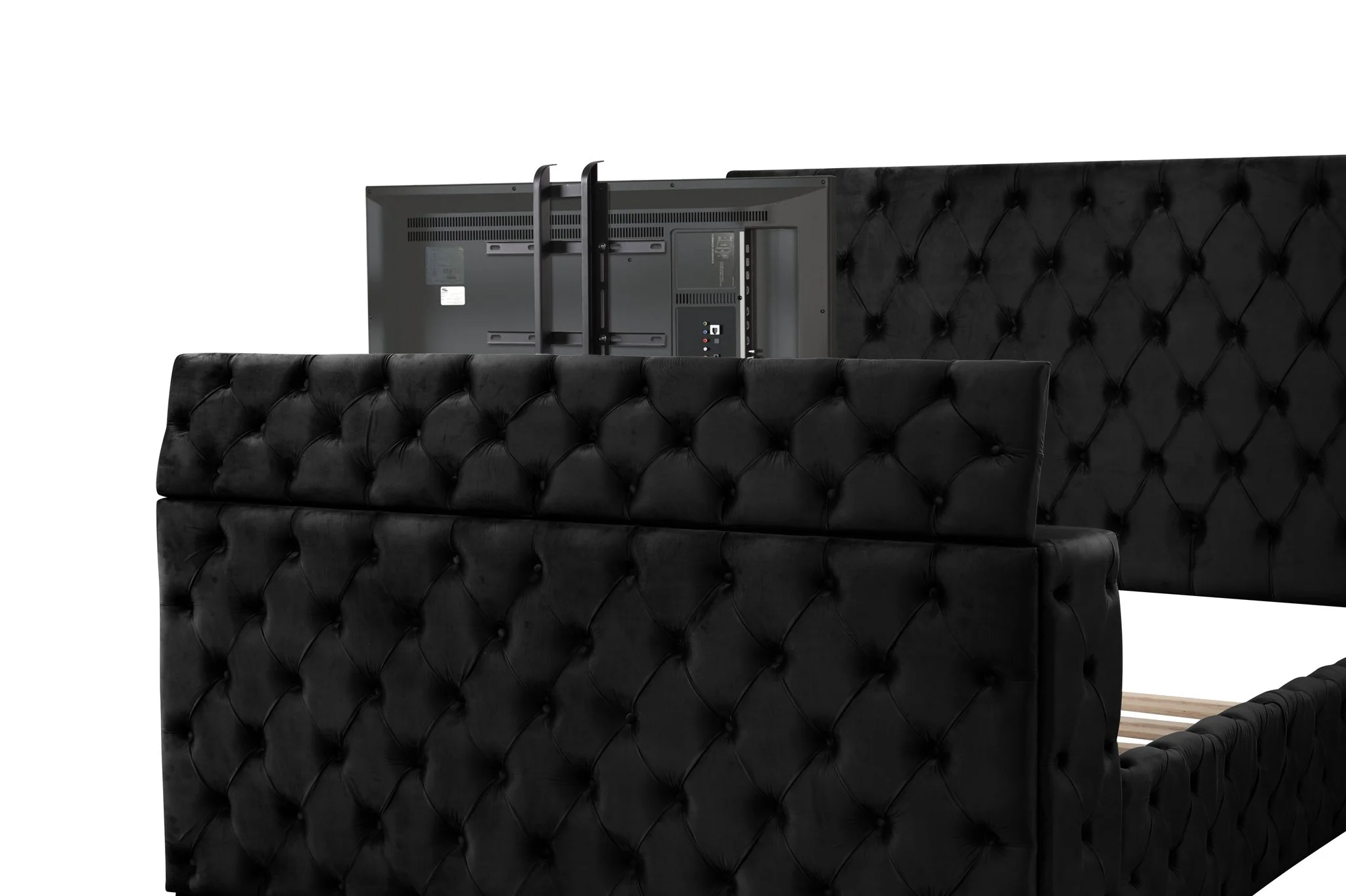 Encore Queen 5PC Vanity Bedroom Set Black - Image 5
