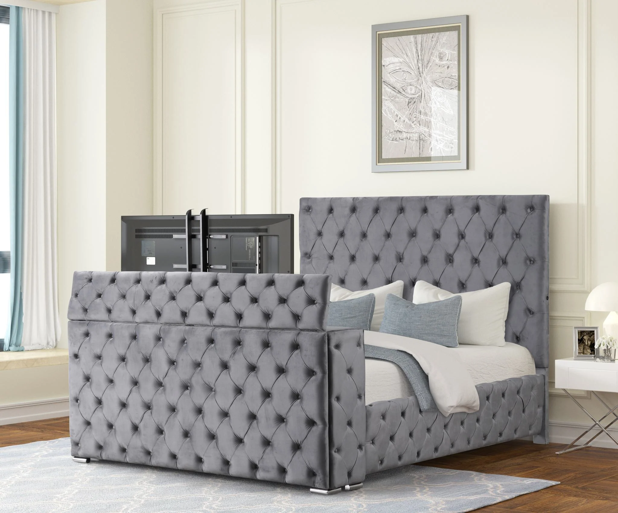 Encore Queen Bed Gray - Image 2