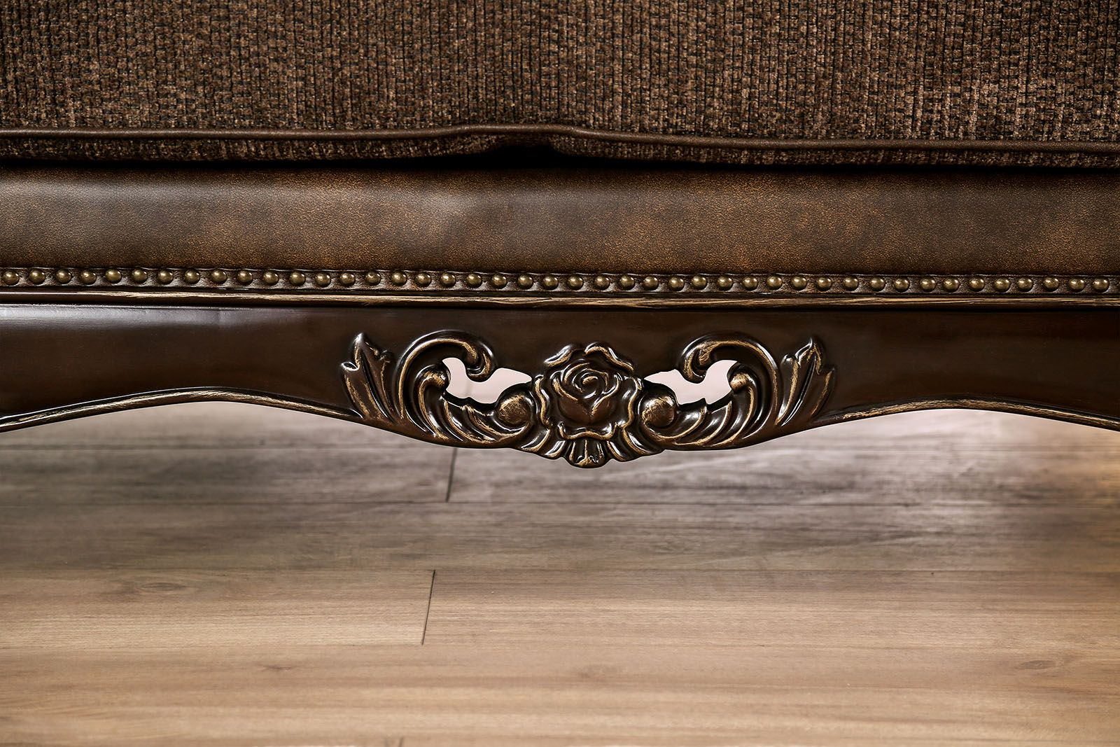 Ensenada Sofa, Dark Cherry/Brown - Image 10