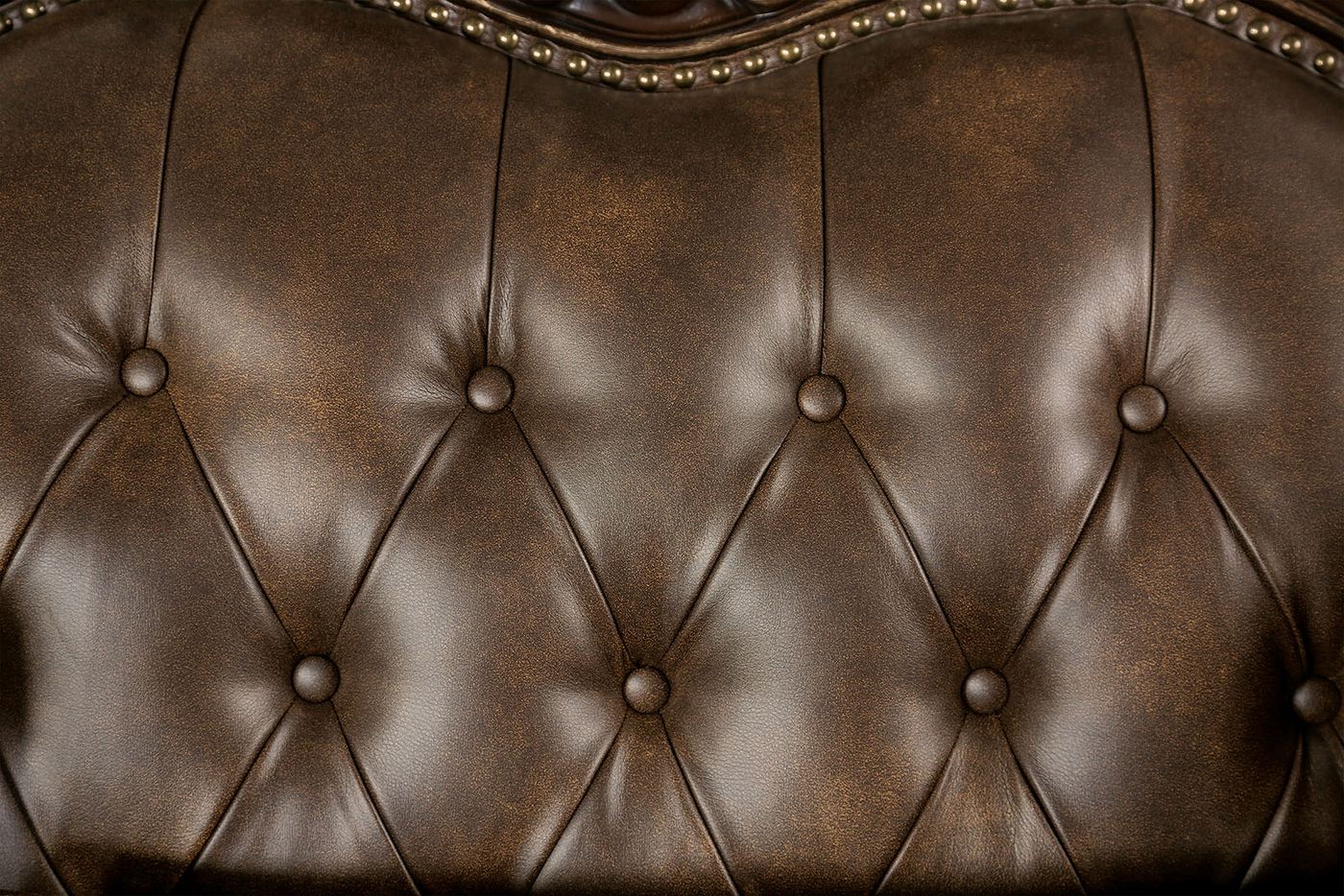 Ensenada Sofa, Dark Cherry/Brown - Image 4