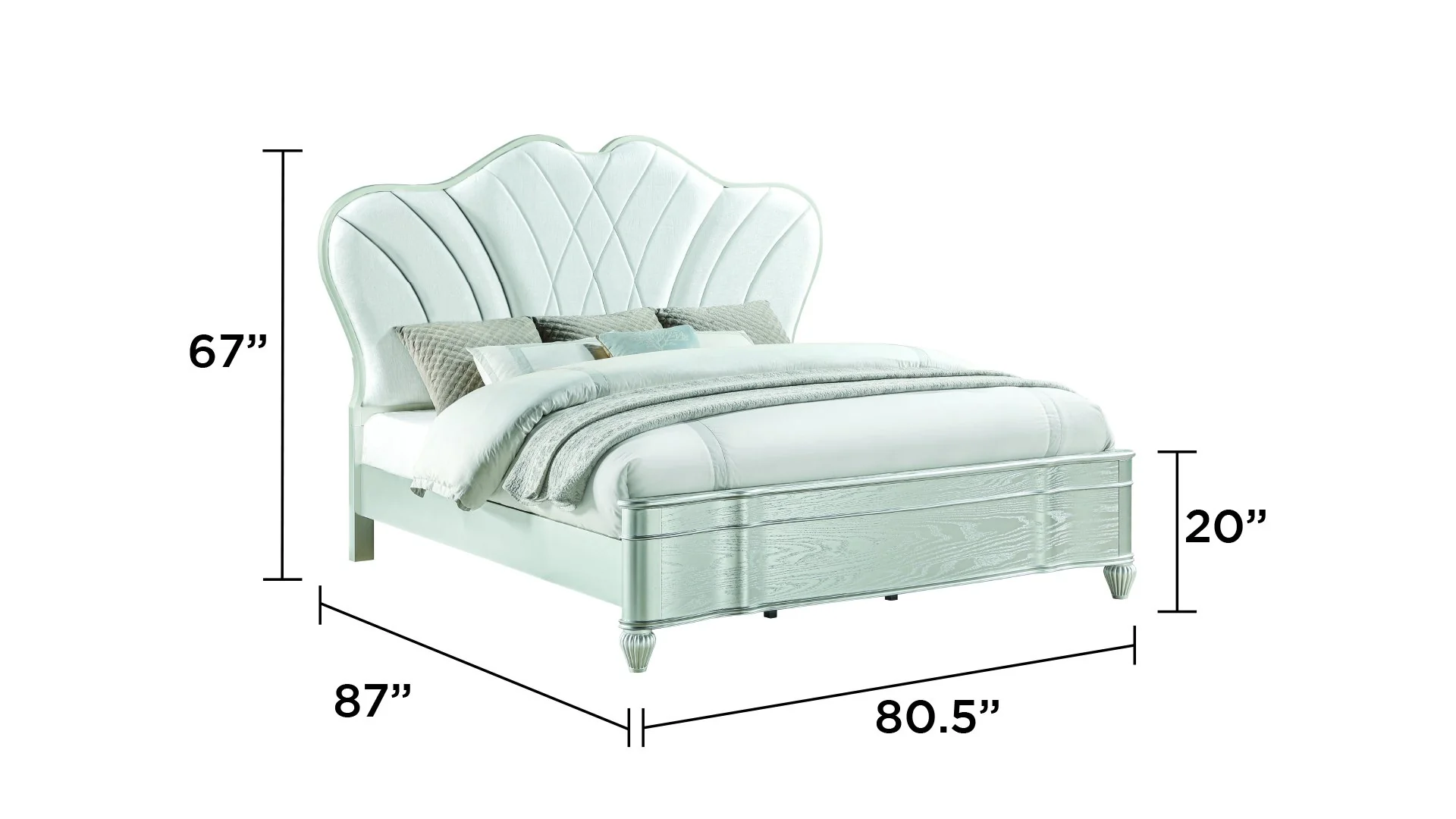 Eros King 4PC Bedroom Set - Image 3