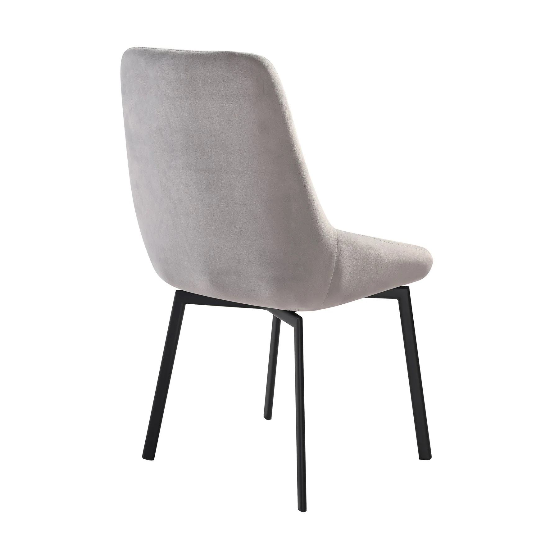 Esme Susie 7 Piece Dining Set with Gray Fabric Chairs - Image 3