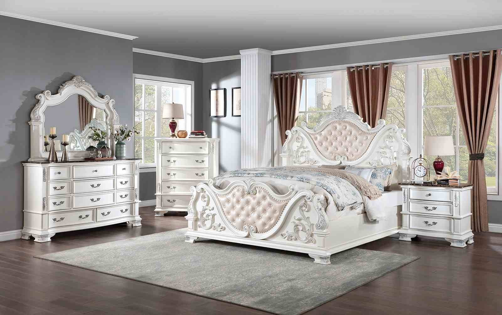 Esparanza Nightstand, Pearl White - Image 2