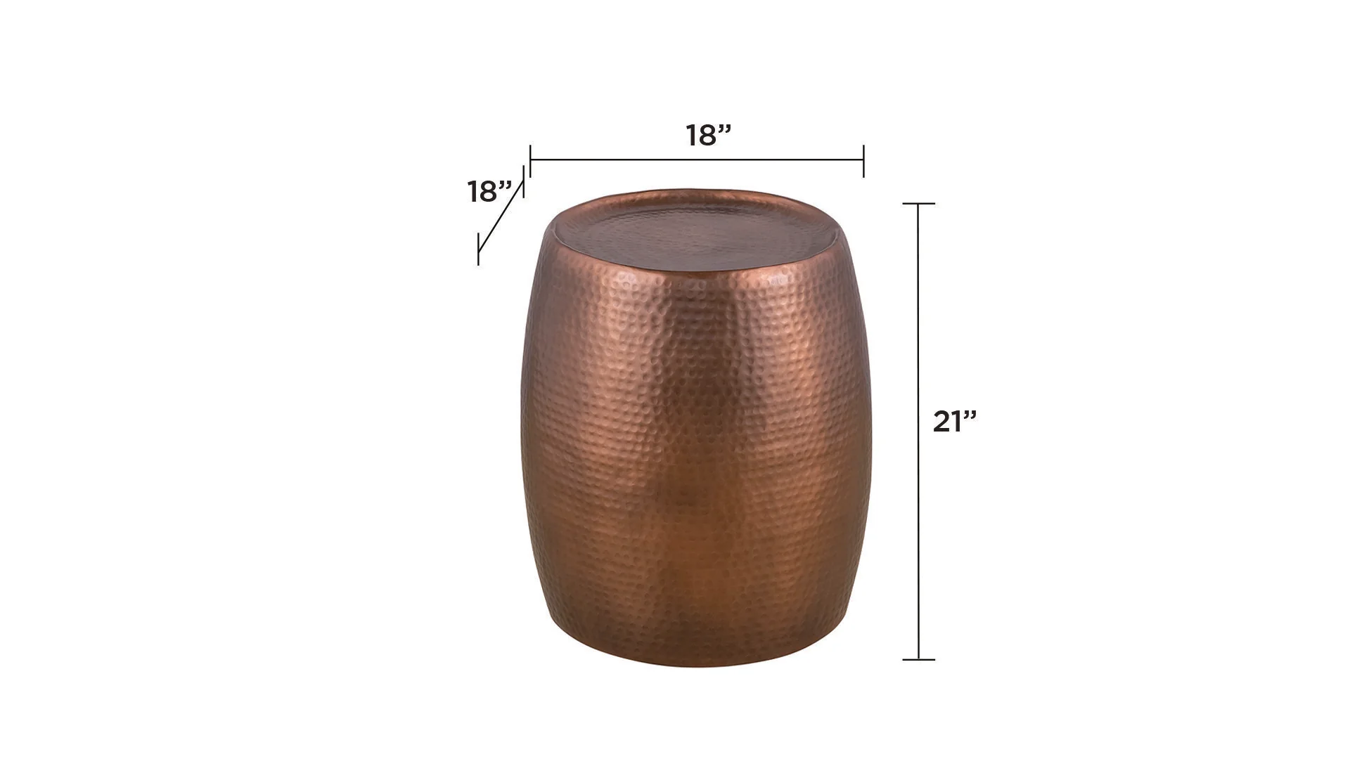 ET-501-45-18 END Table Copper - Image 2