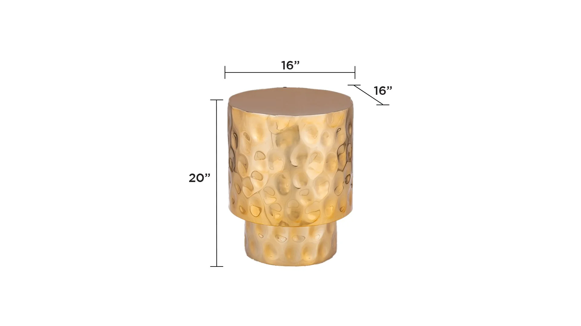 ET-90-25-16 END Table Gold - Image 2