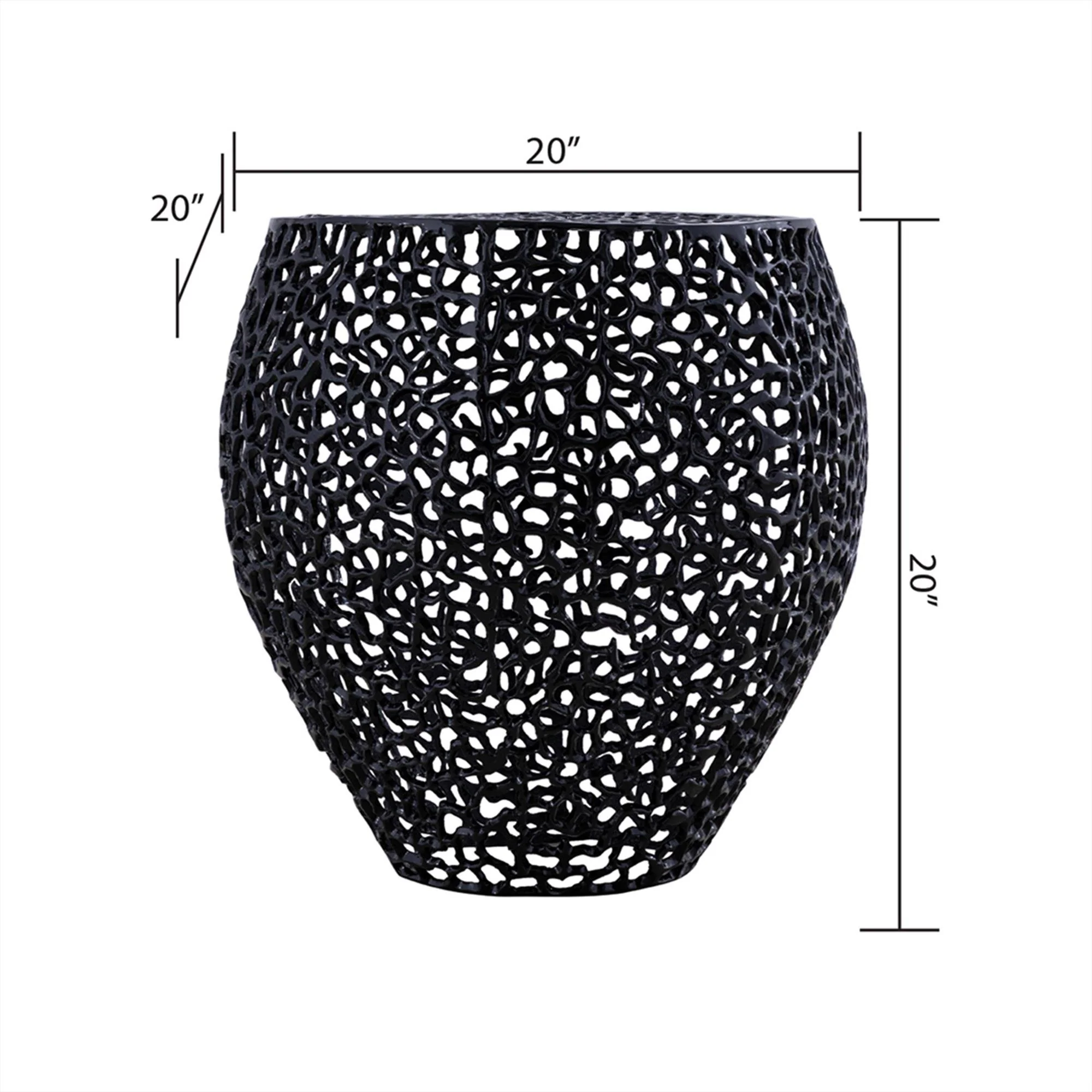 ET3403-18 Side Table Black - Image 5