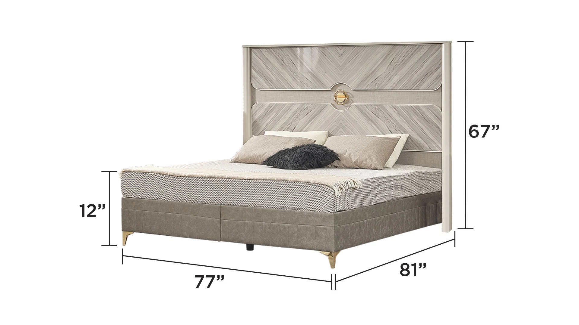 Eternity King 4PC Bedroom Set - Image 4