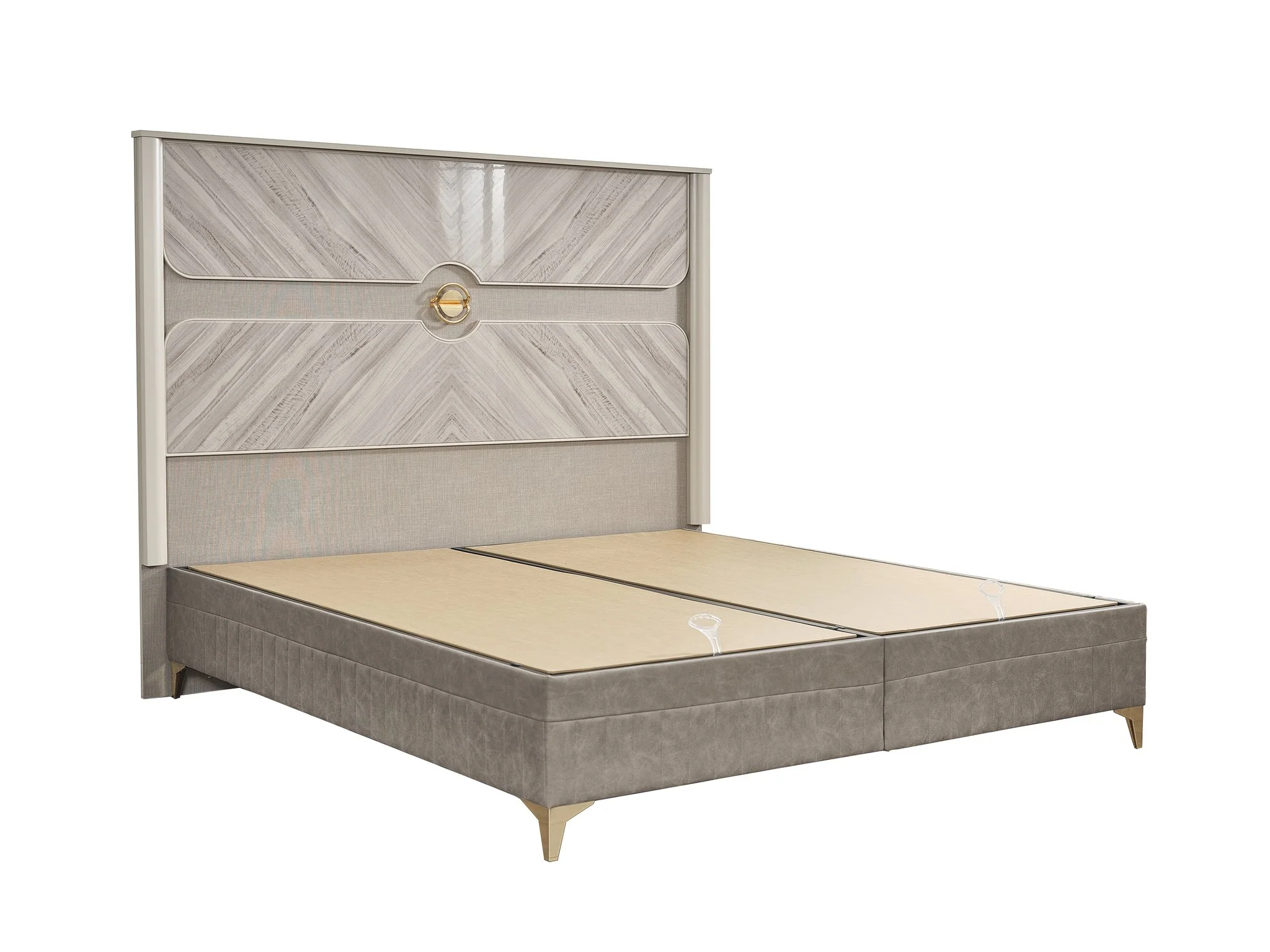 Eternity King Bed in Beige - Image 4