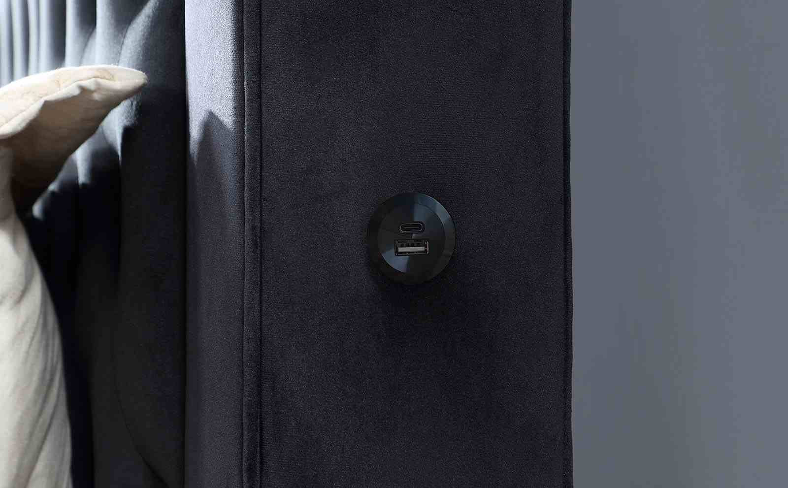 Etherea E.King Bed, Black - Image 5