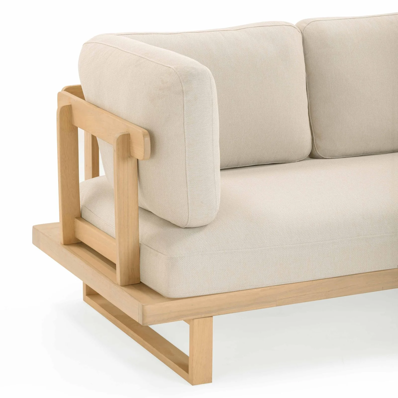 Evan Cream Outdoor L-Sectional - Image 6