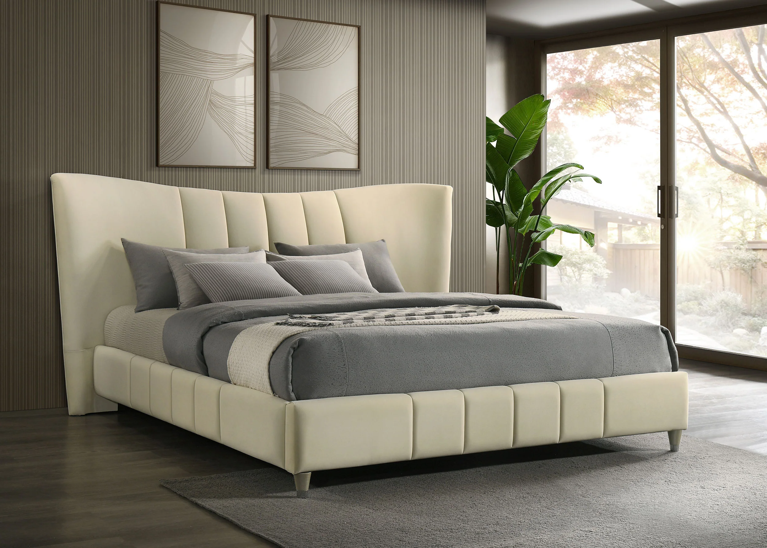 Evelyn Panel Platform Bed - Image 13